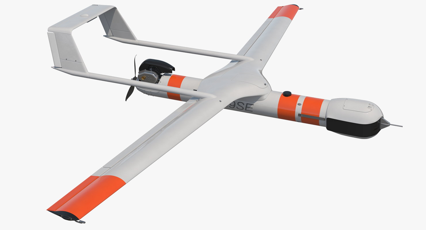 Scaneagle 3 UAV Rigged 3D