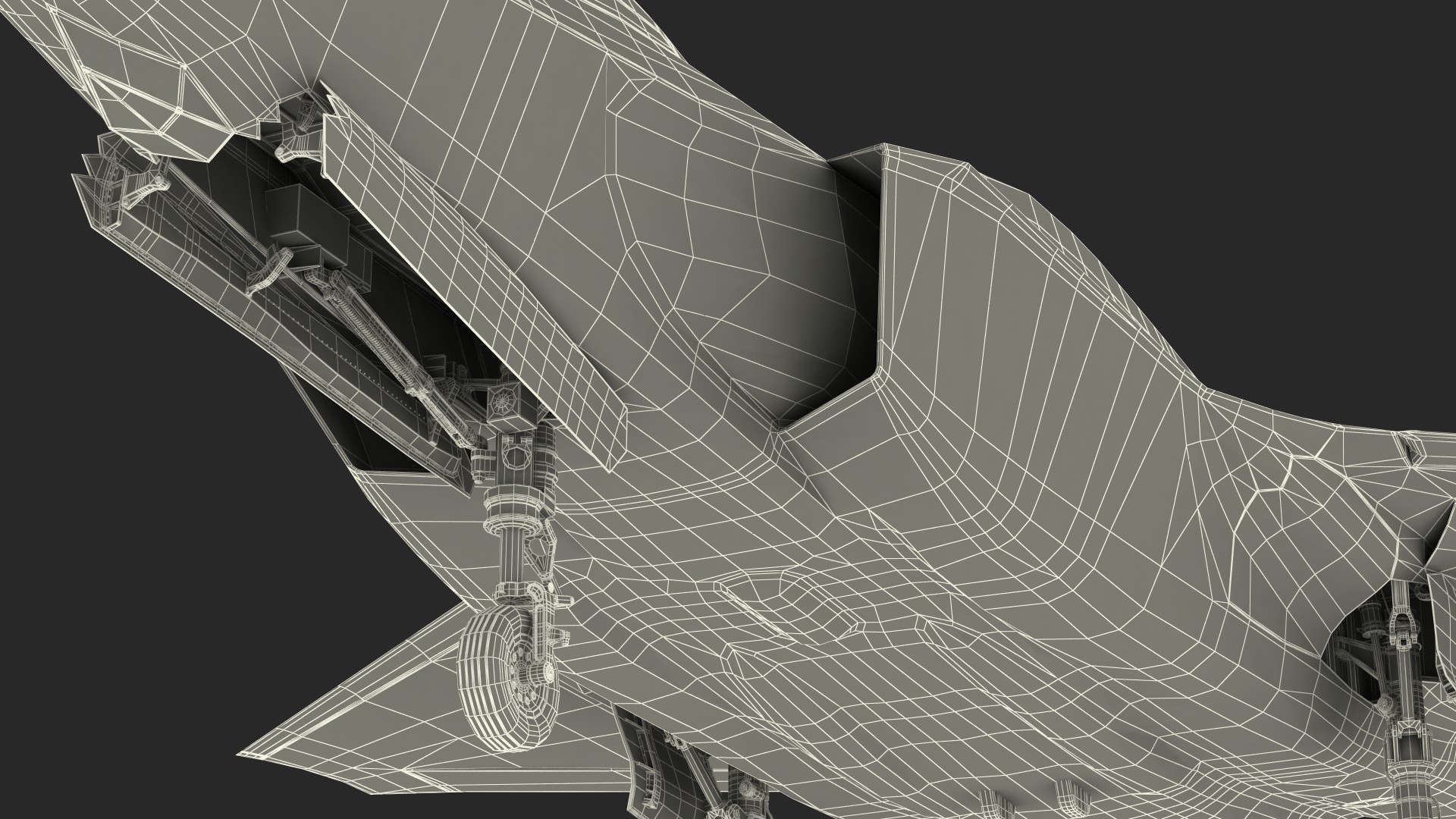 3D model Boeing KC 135 Stratotanker with F35 Lightning II Rigged