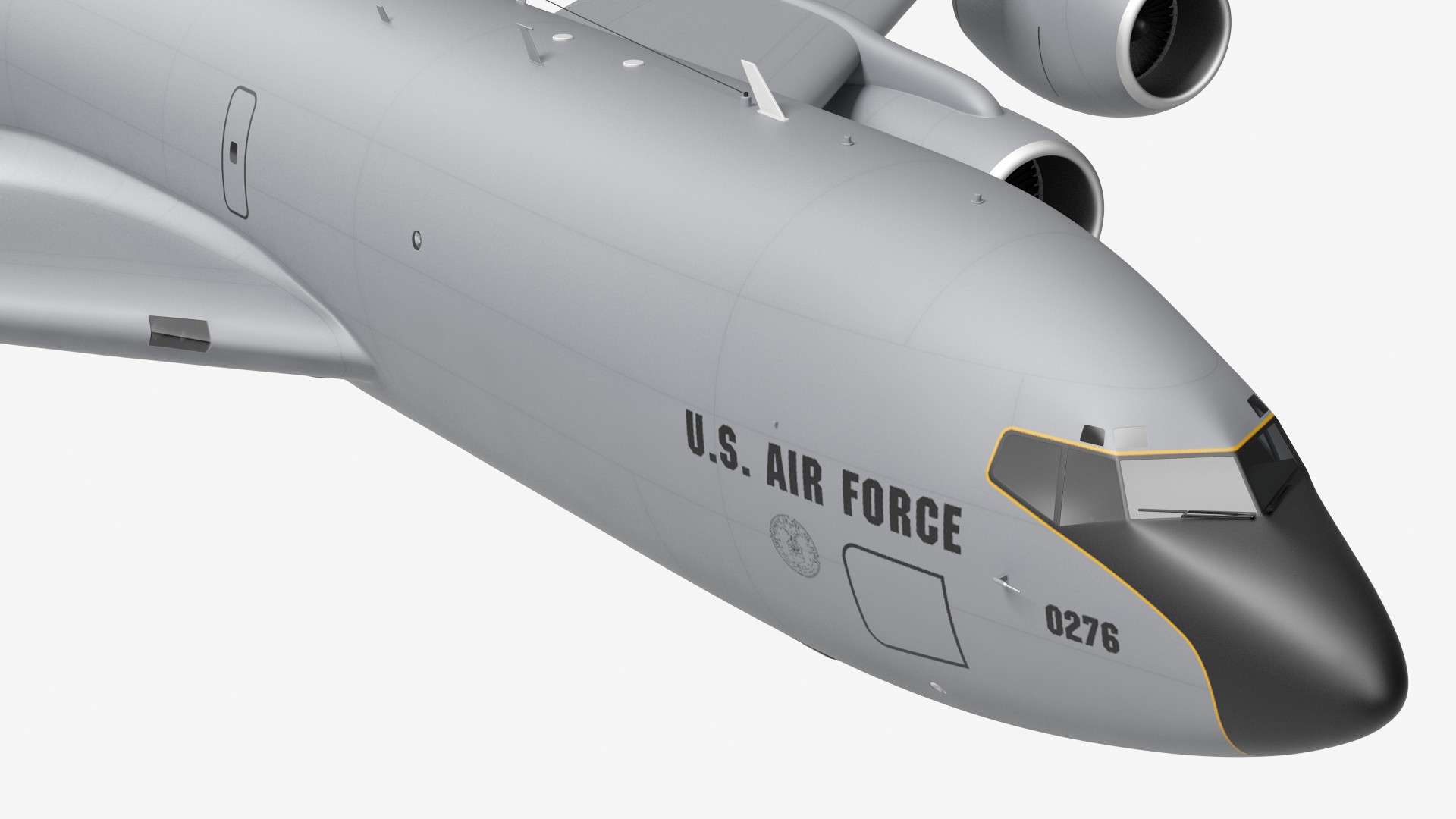 3D model Boeing KC 135 Stratotanker with F35 Lightning II Rigged