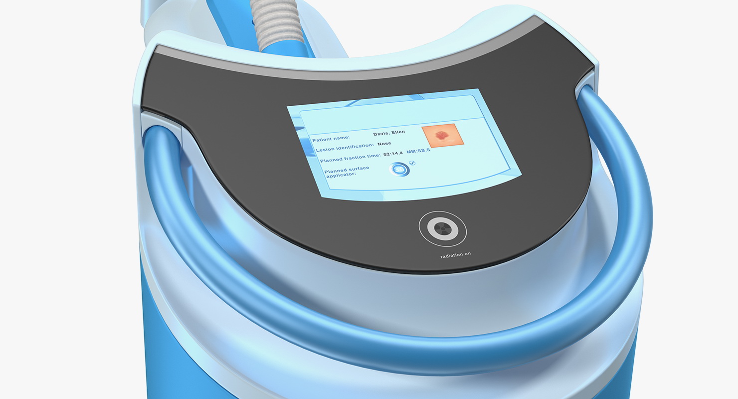 3D model HDR Brachytherapy Machine