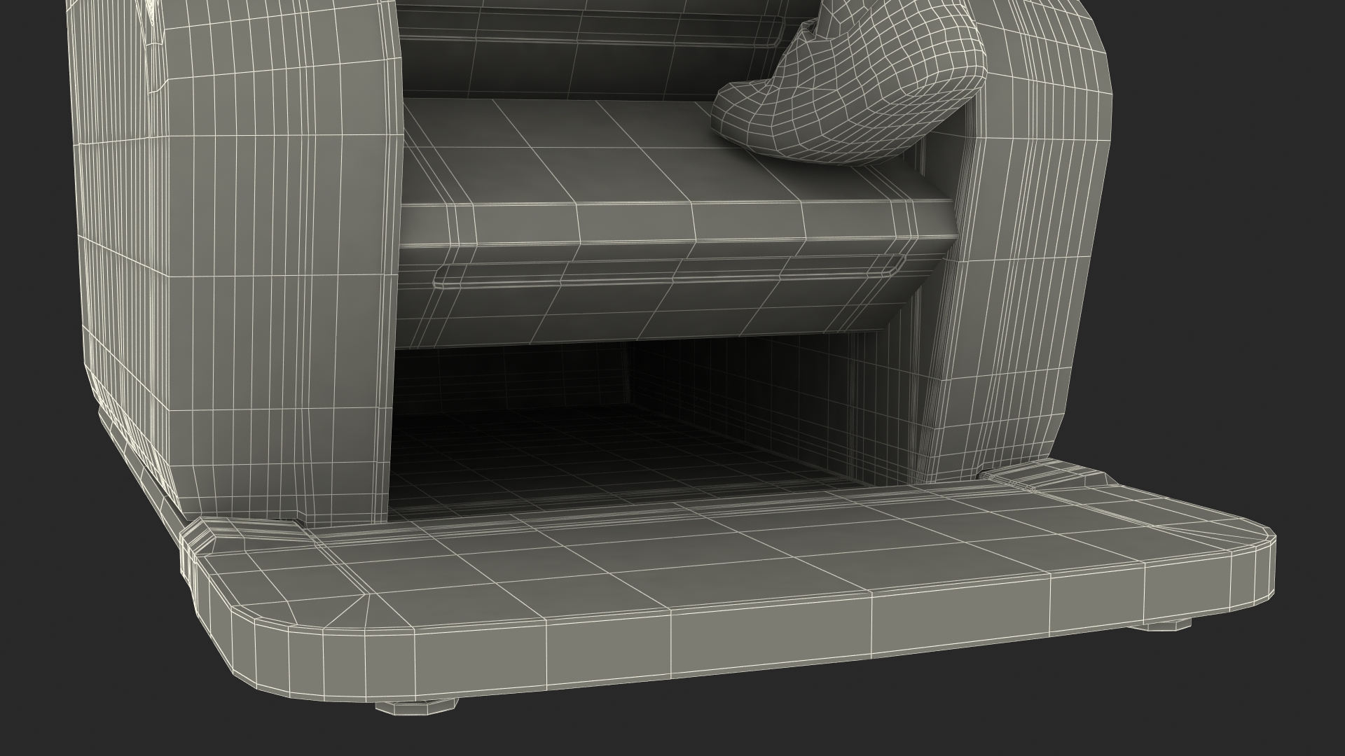 Fat Guy on a Stair Stepping Workout Fur 3D model