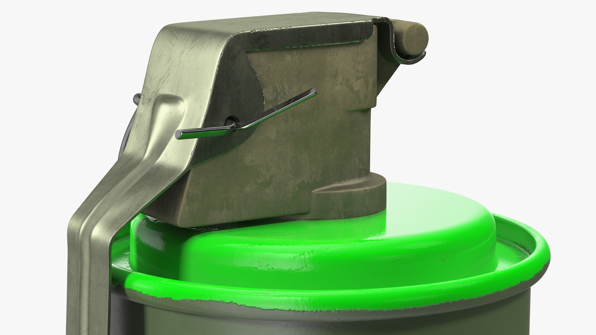 3D M18 Colored Smoke Grenade Green