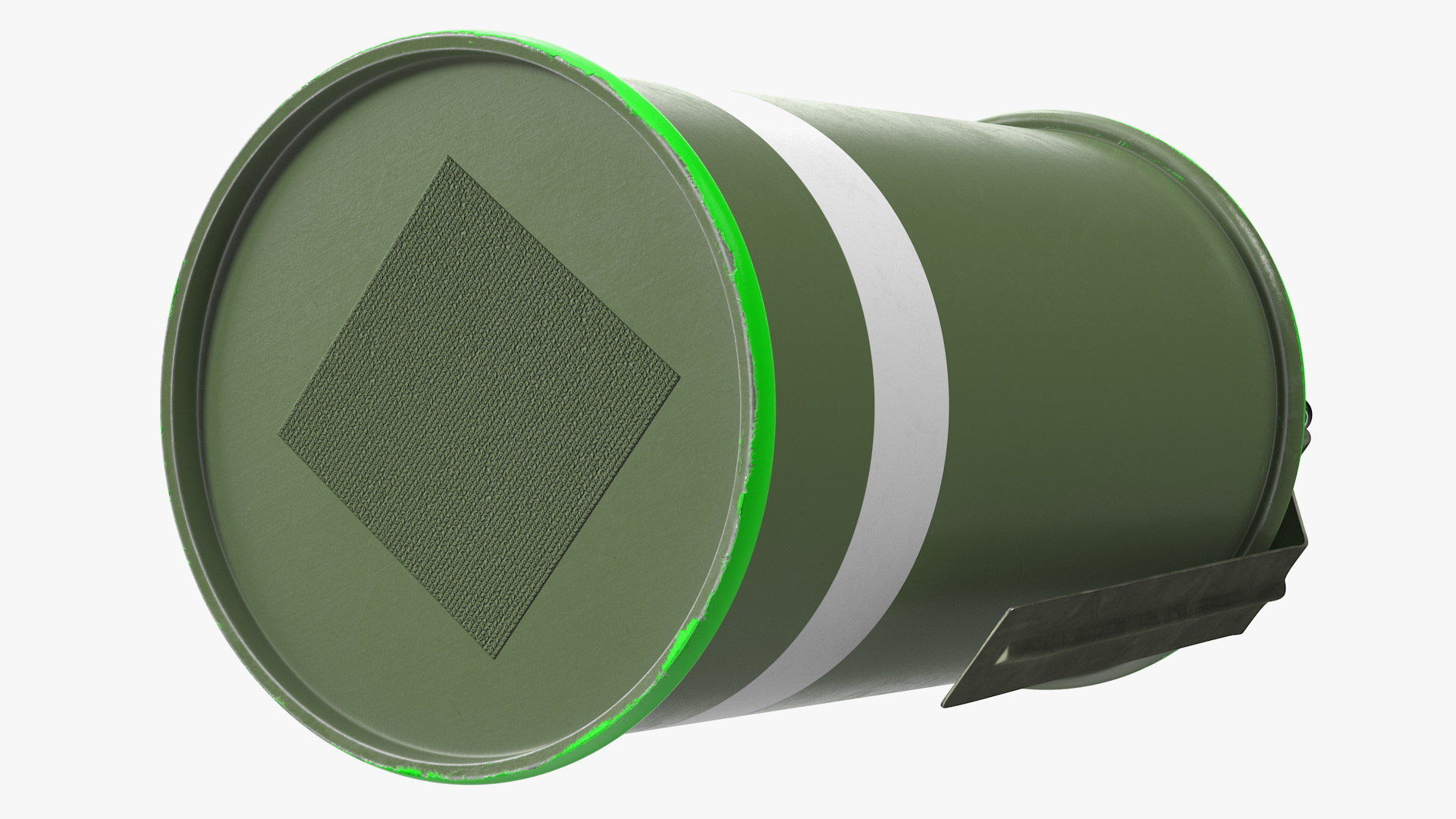 3D M18 Colored Smoke Grenade Green