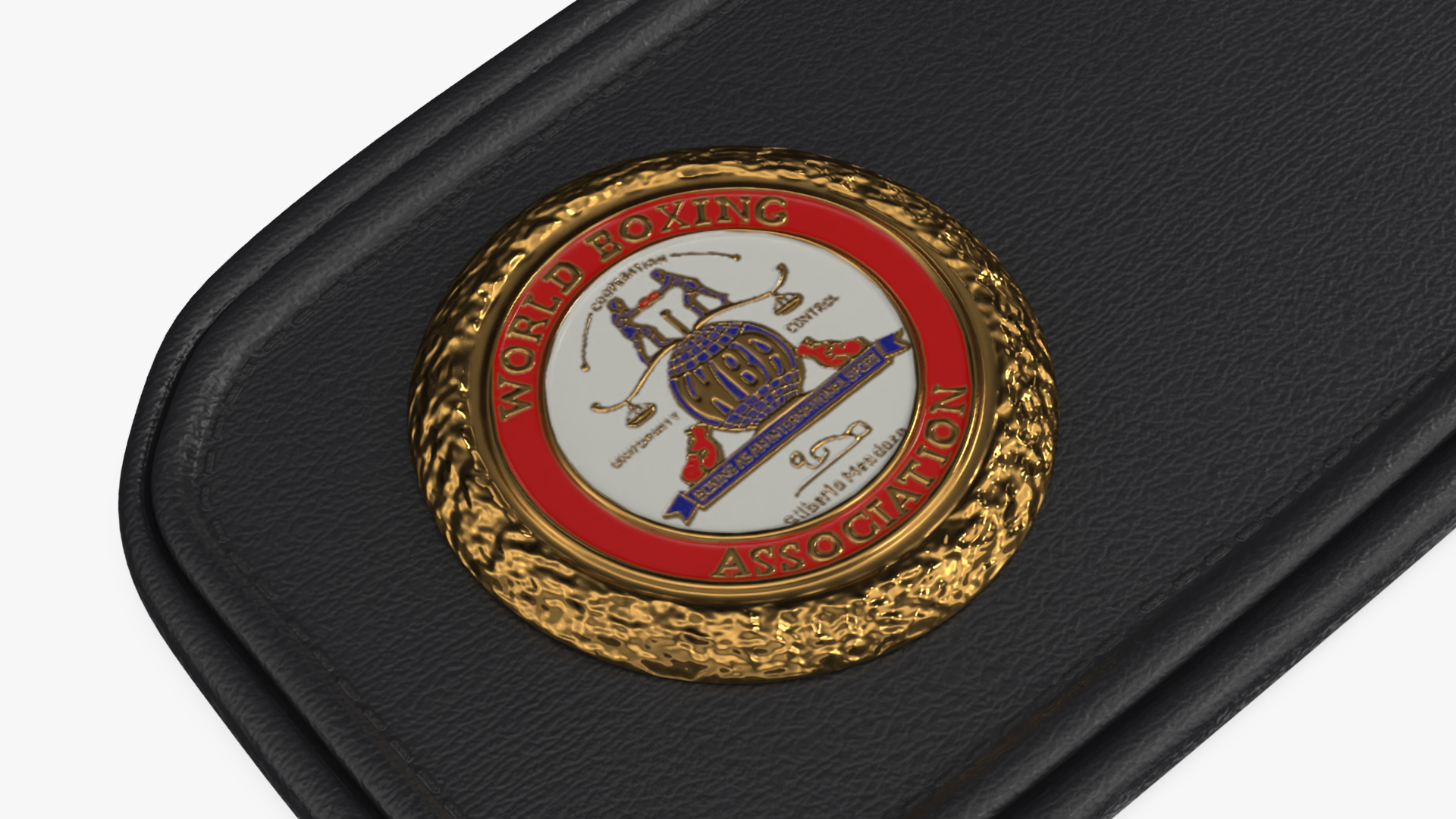 3D model Championship WBA Belt Fur