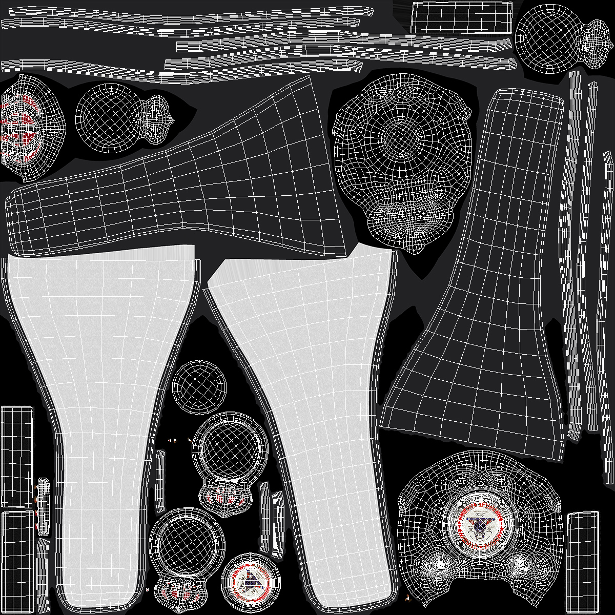3D model Championship WBA Belt Fur