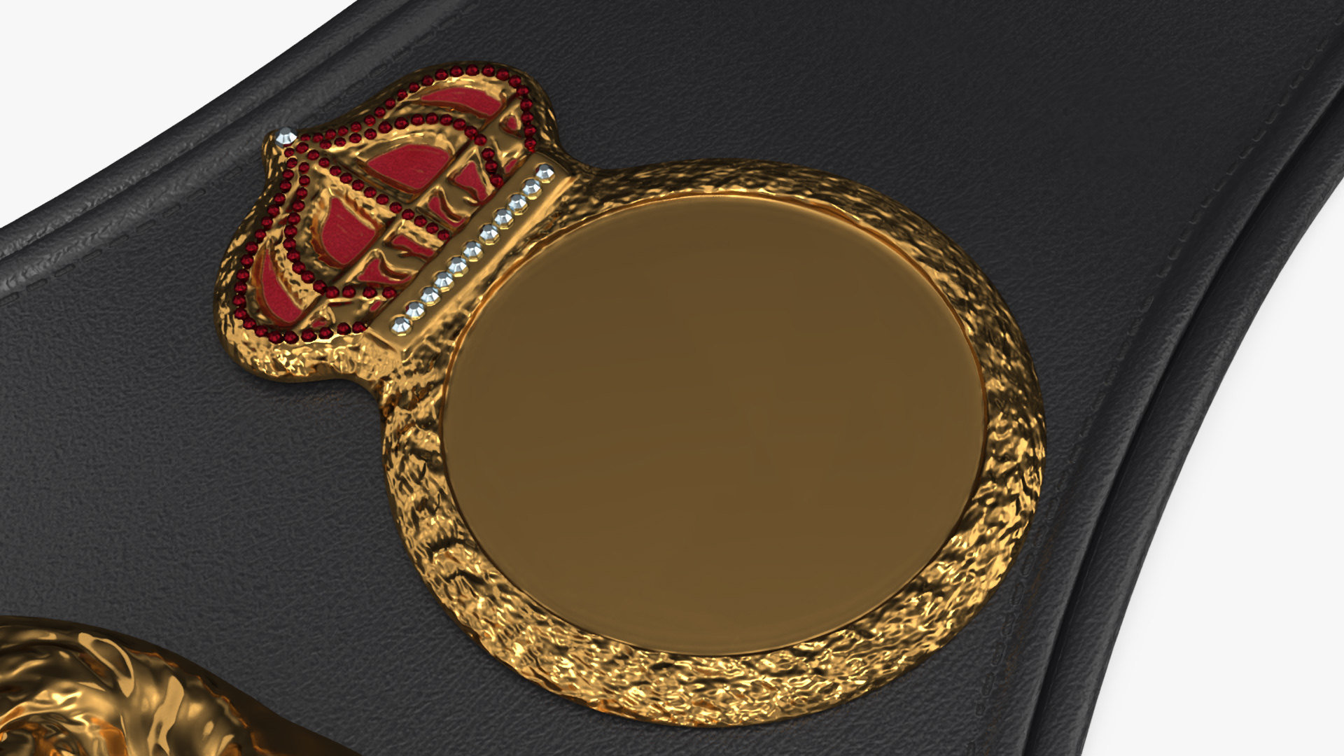 3D model Championship WBA Belt Fur