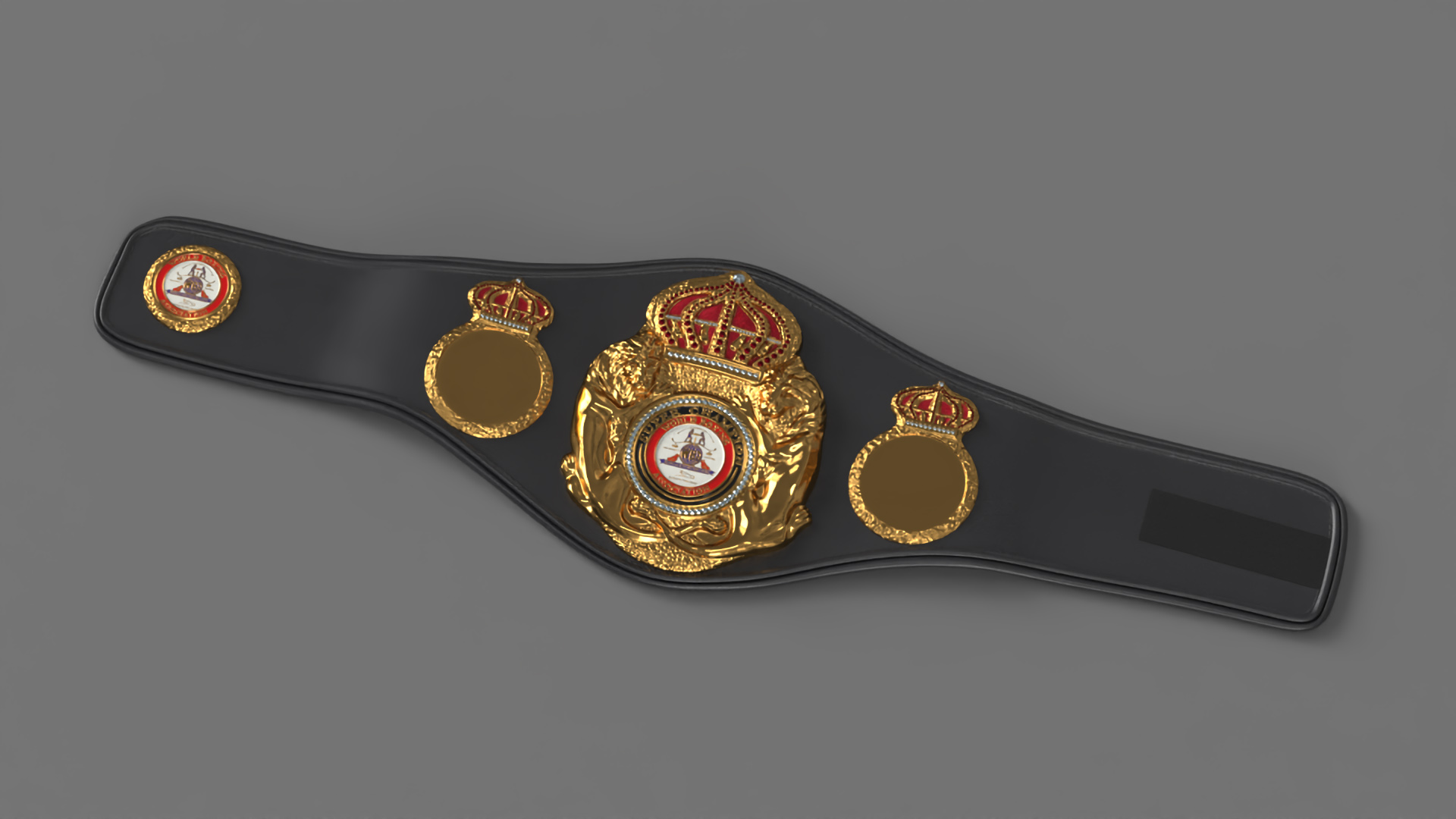 3D model Championship WBA Belt Fur