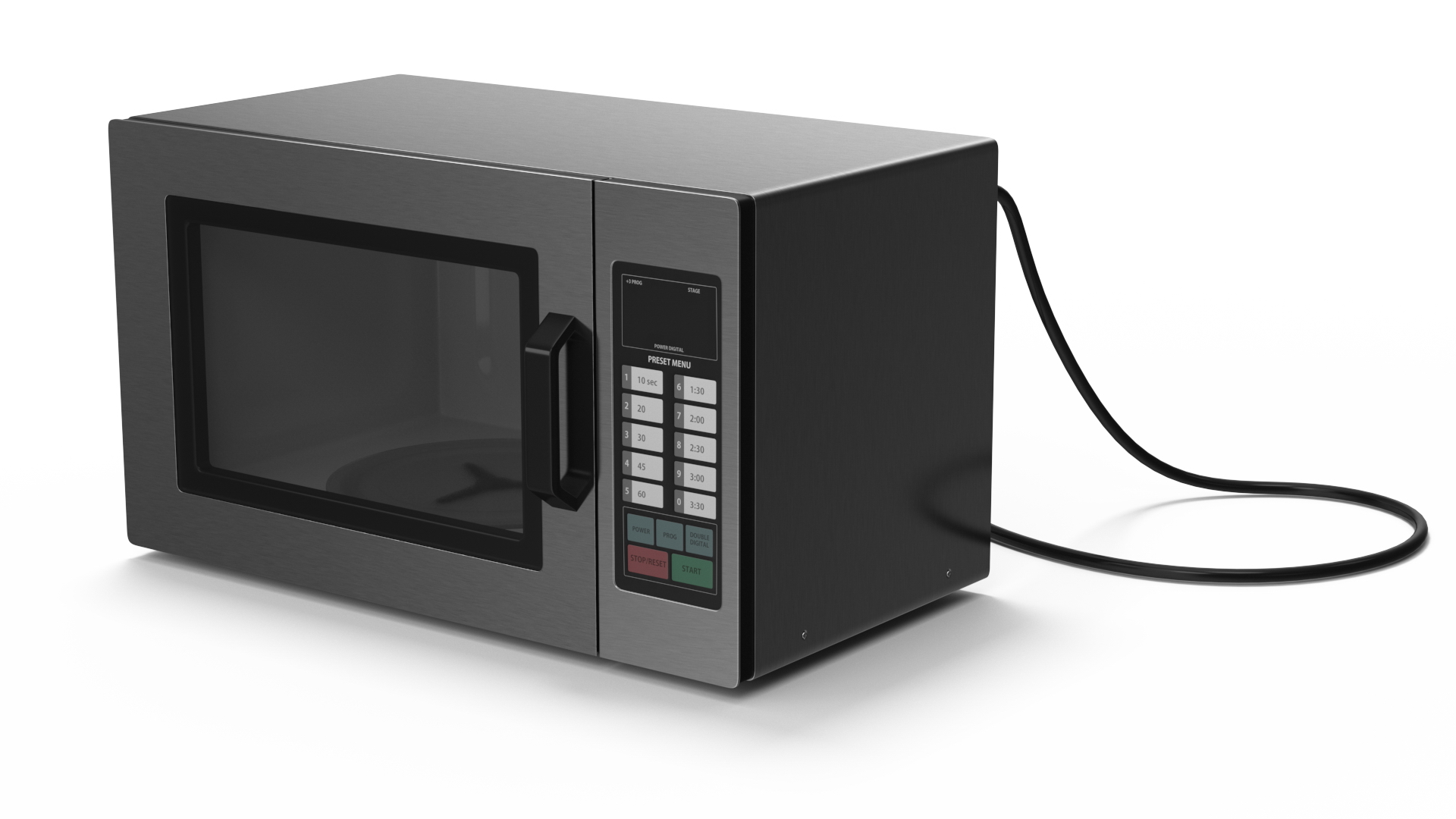 Modern Kitchen Microwave 3D model