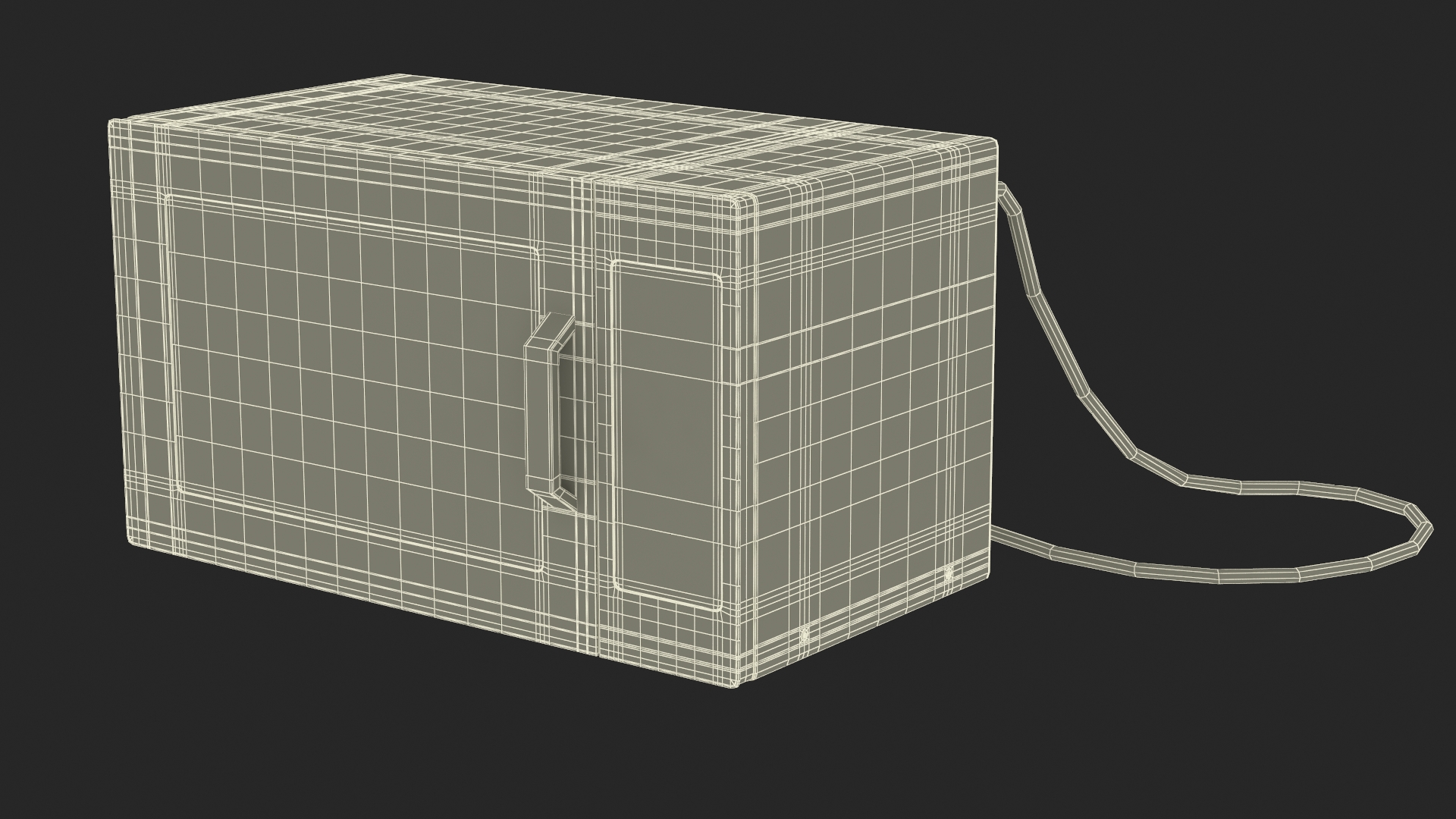 Modern Kitchen Microwave 3D model