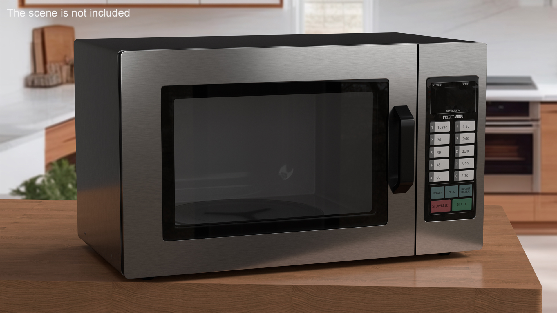 Modern Kitchen Microwave 3D model
