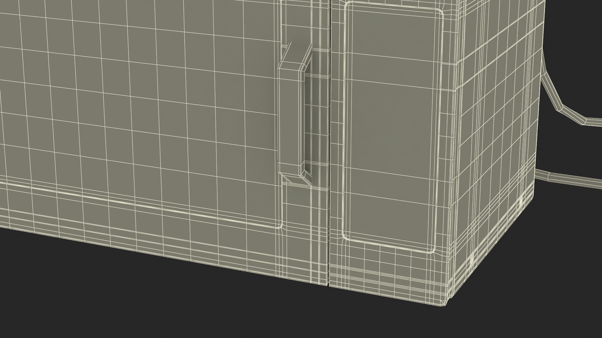 Modern Kitchen Microwave 3D model