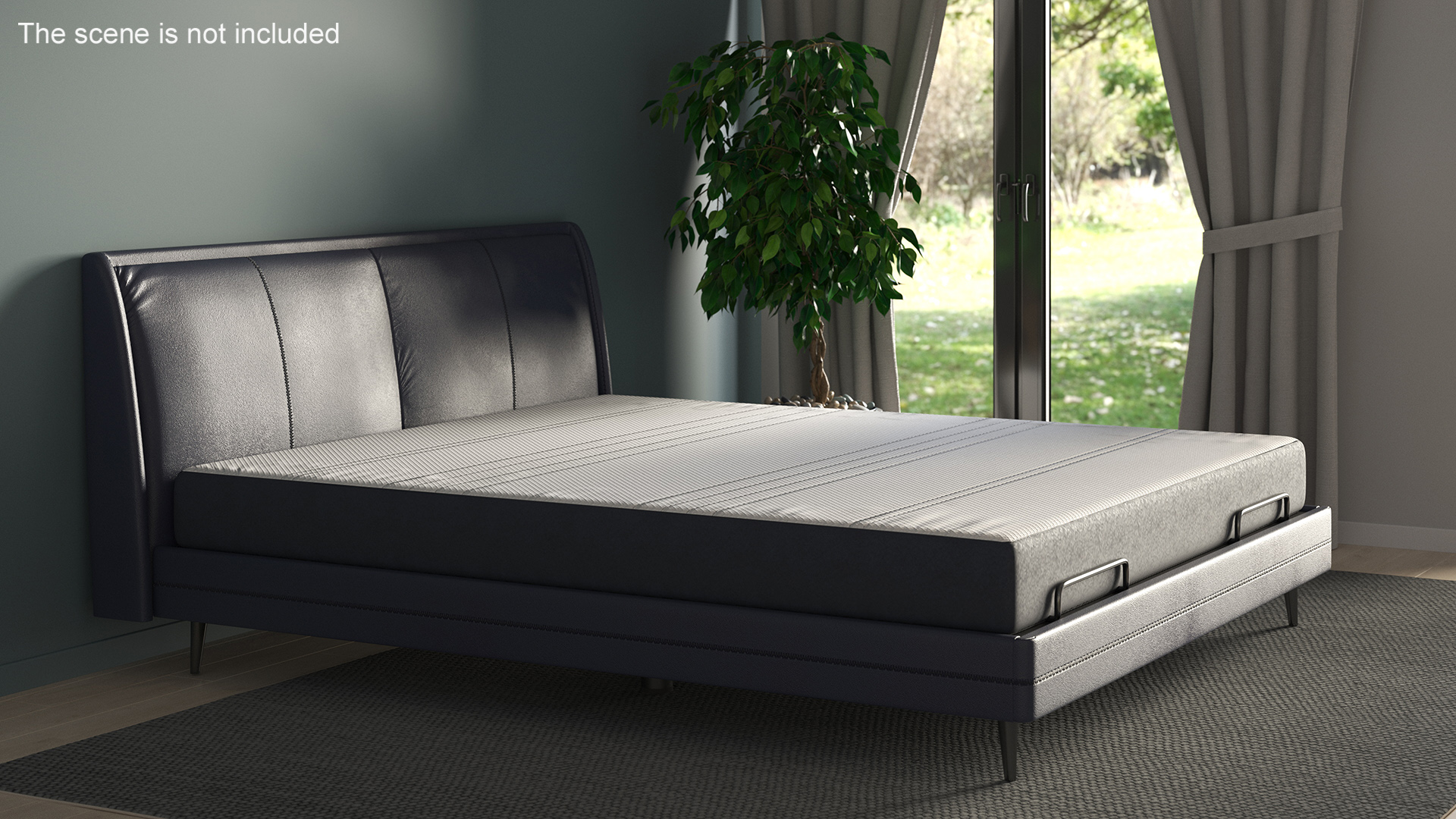 Smart Electric Bed Pro Xiaomi Blue 3D model
