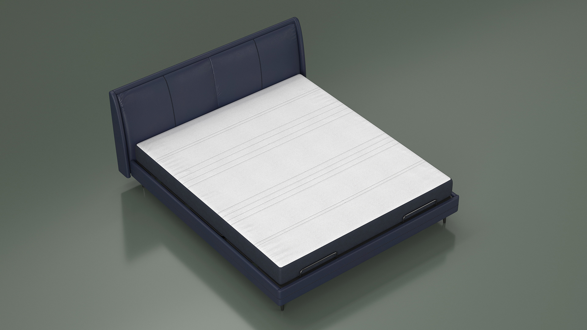 Smart Electric Bed Pro Xiaomi Blue 3D model