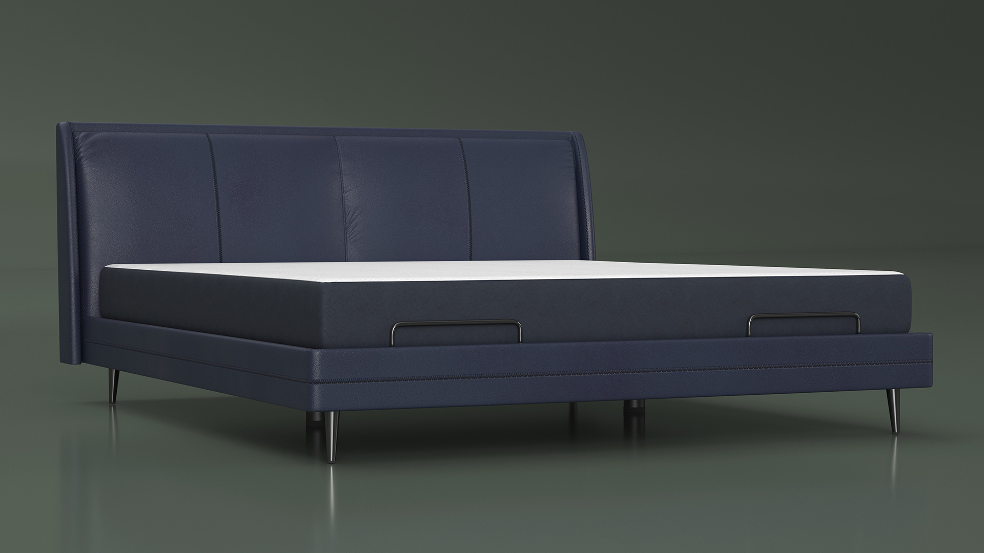 Smart Electric Bed Pro Xiaomi Blue 3D model