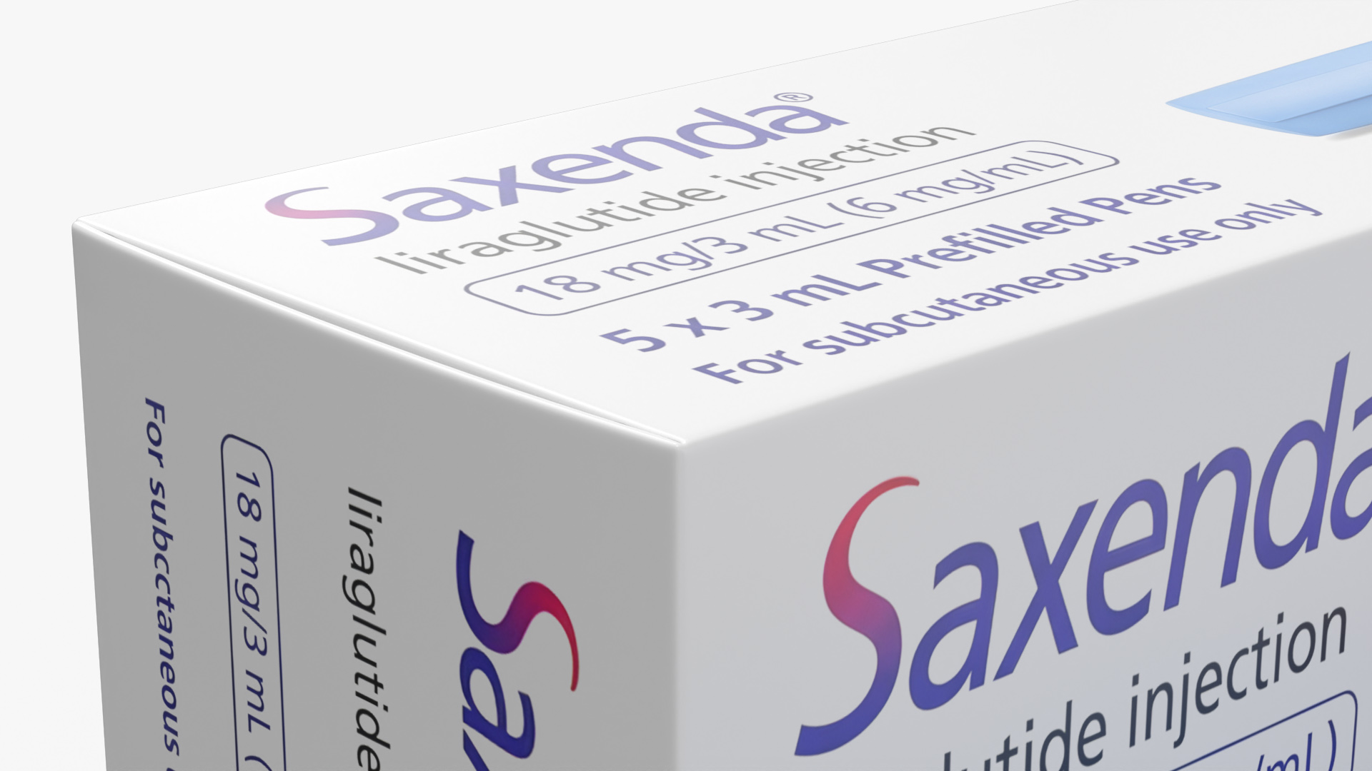 Saxenda Liraglutide Injection Pen with Retail Box White - view 6