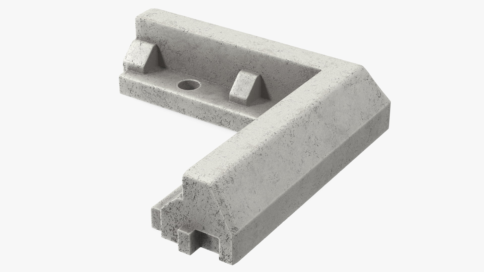 Superior Curb Outer Corner Section 3D model
