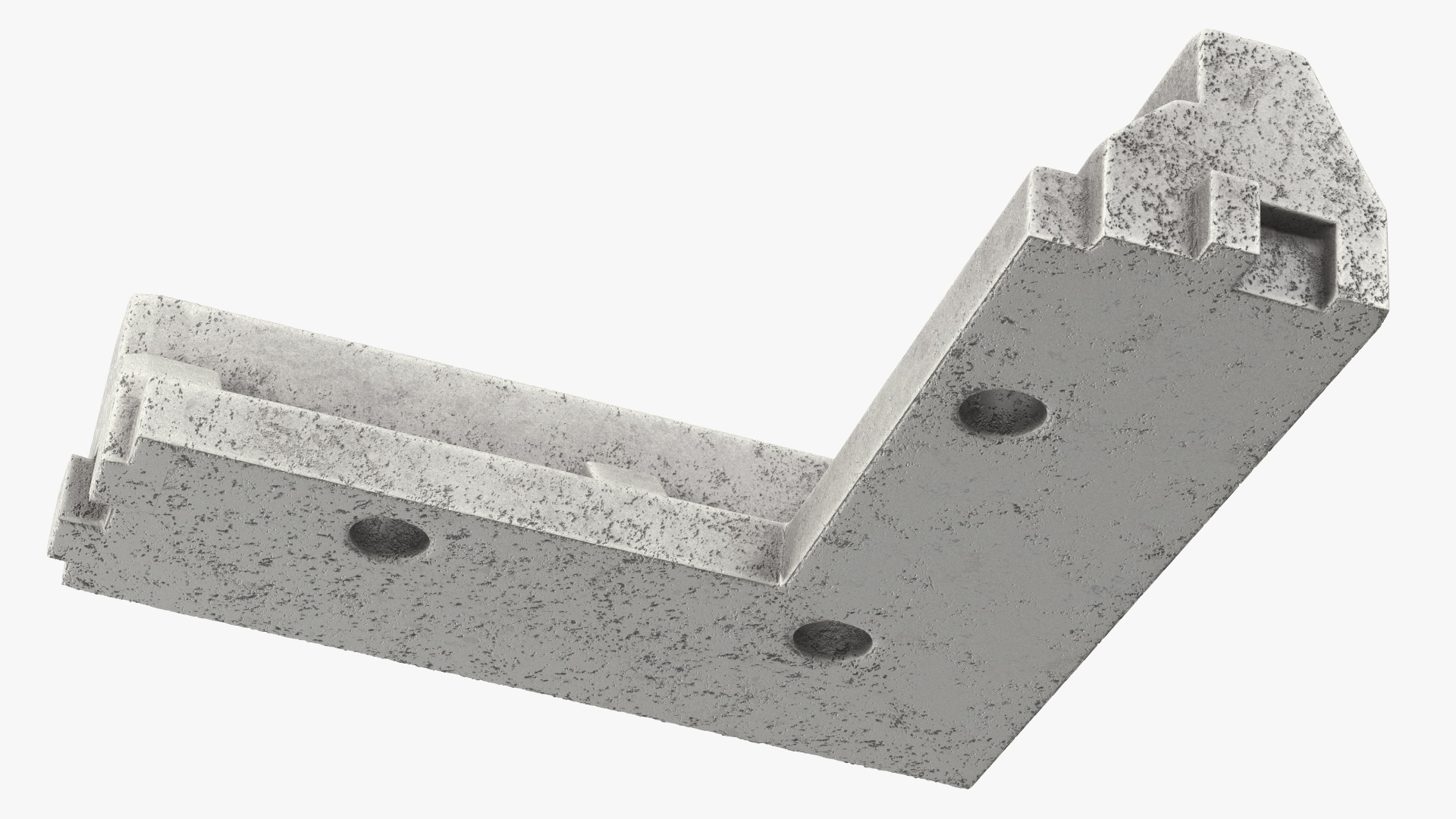 Superior Curb Outer Corner Section 3D model