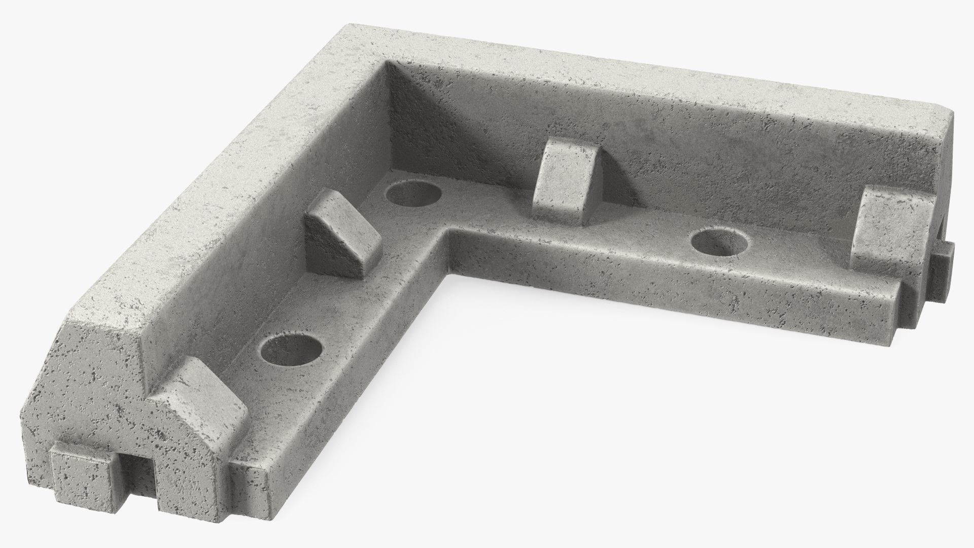 Superior Curb Outer Corner Section 3D model