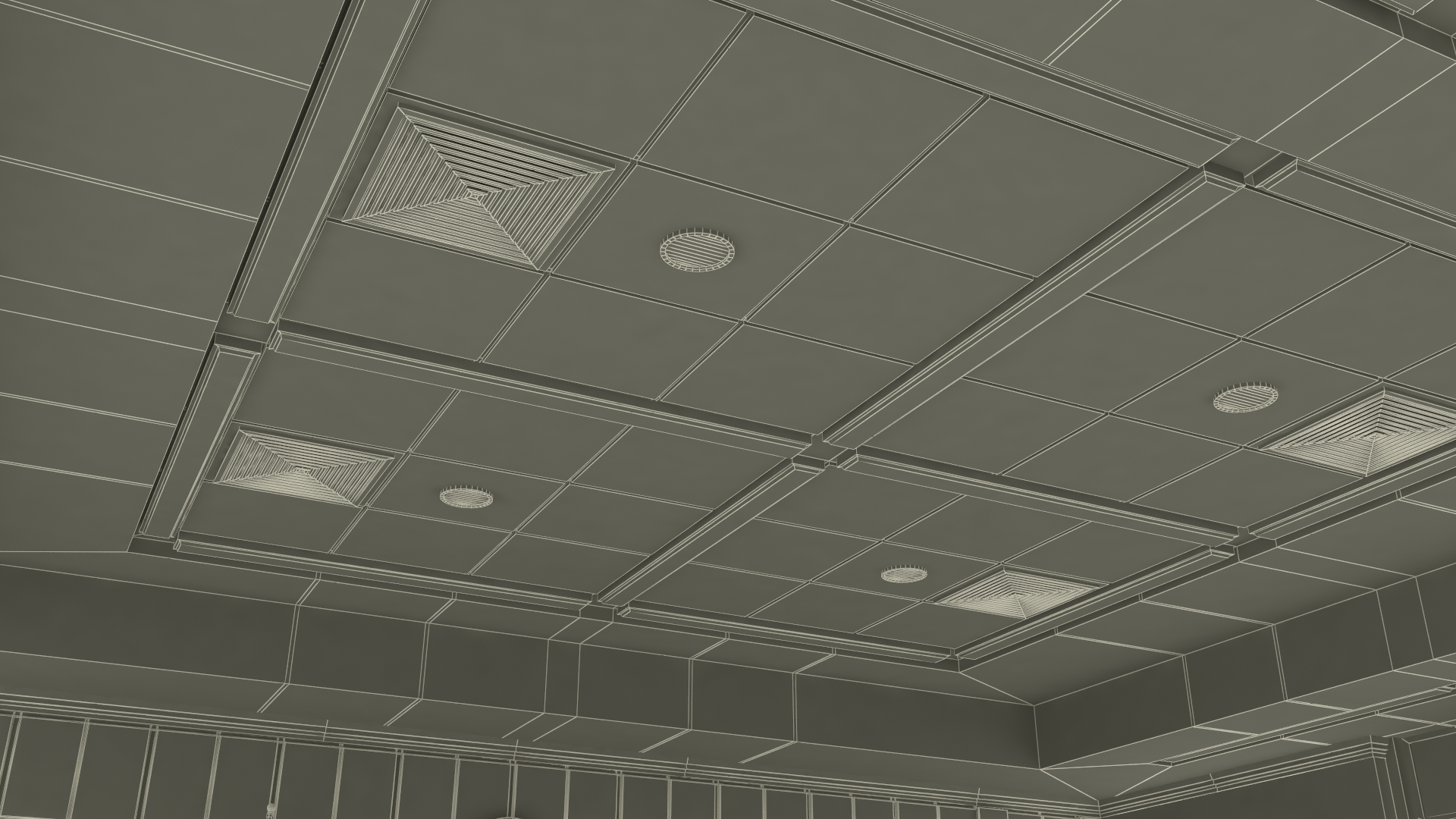 US Courtroom Room 3D