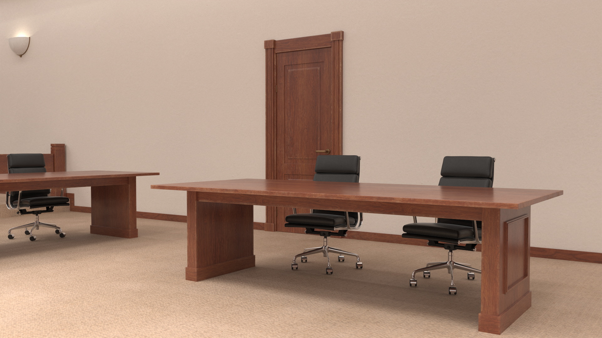 US Courtroom Room 3D