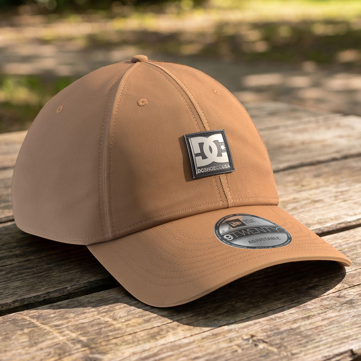 DC New Era Baseball Cap Tan 3D model preview