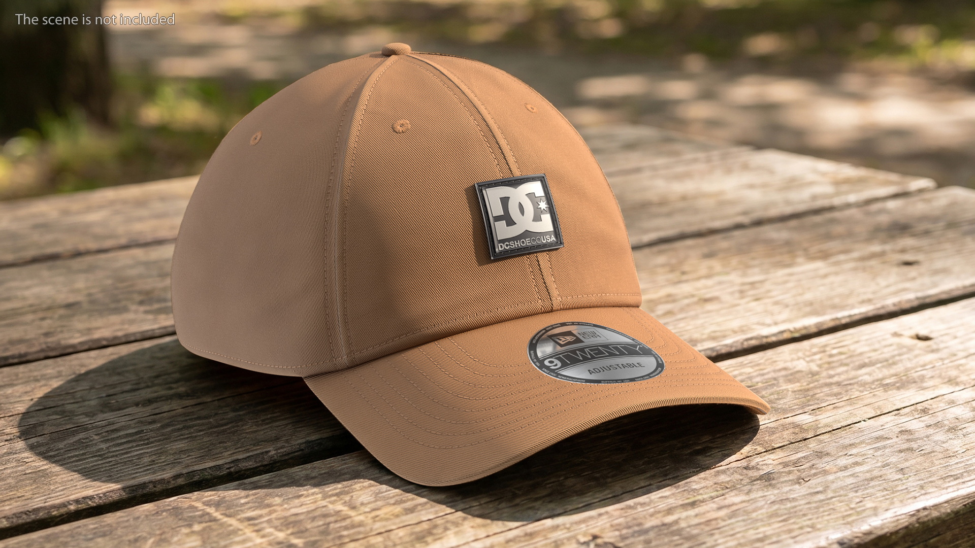 DC New Era Baseball Cap Tan, view 3