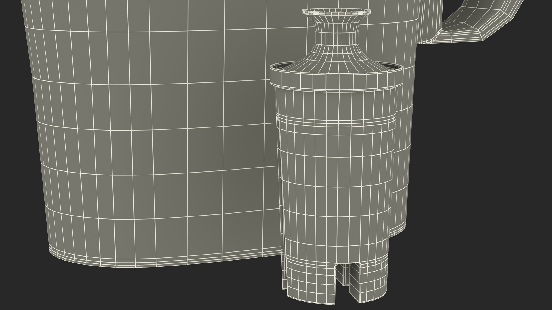 3D model Brita Red Water Pitcher with Filter