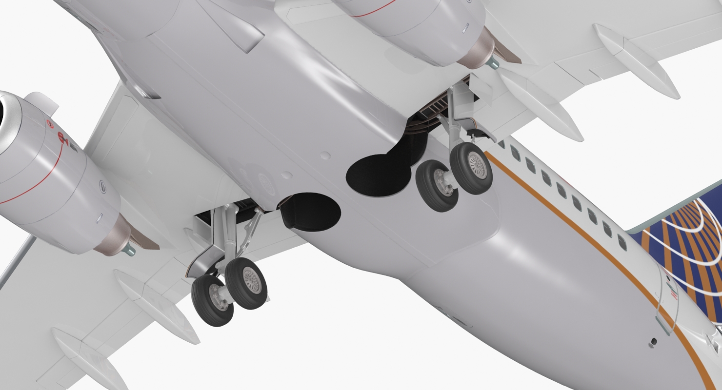 3D model Boeing 737 600 United Airlines