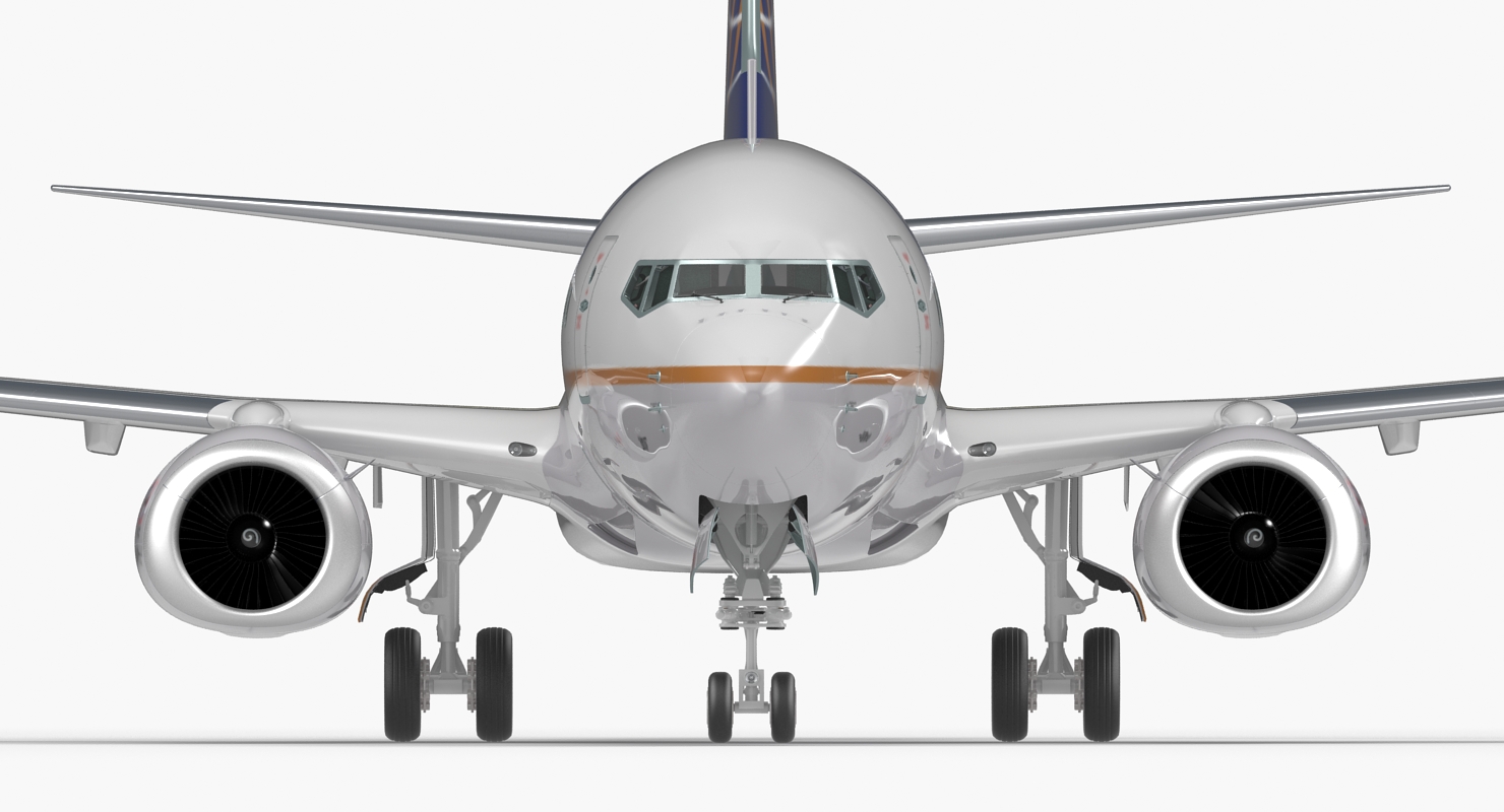 3D model Boeing 737 600 United Airlines