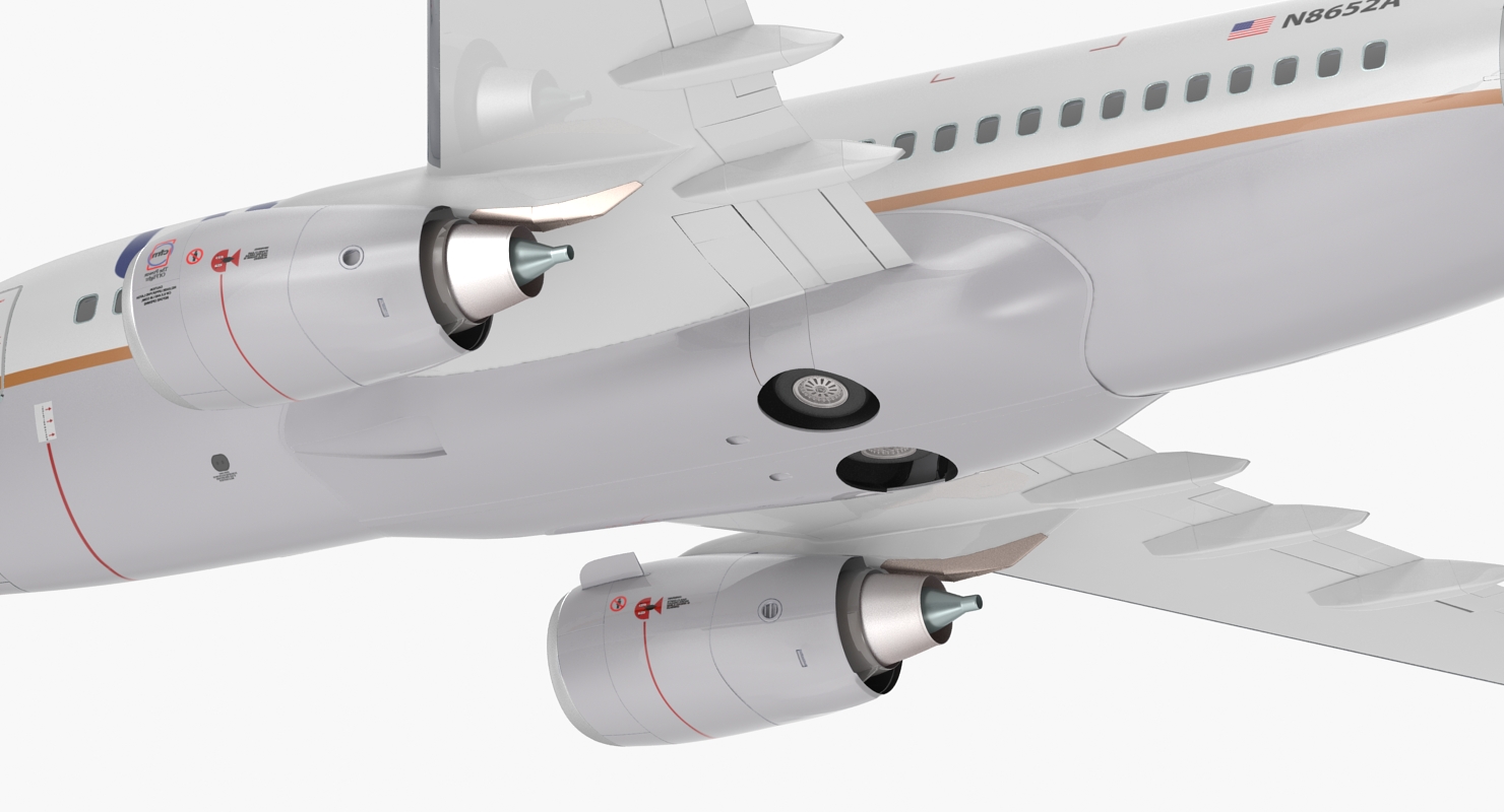 3D model Boeing 737 600 United Airlines
