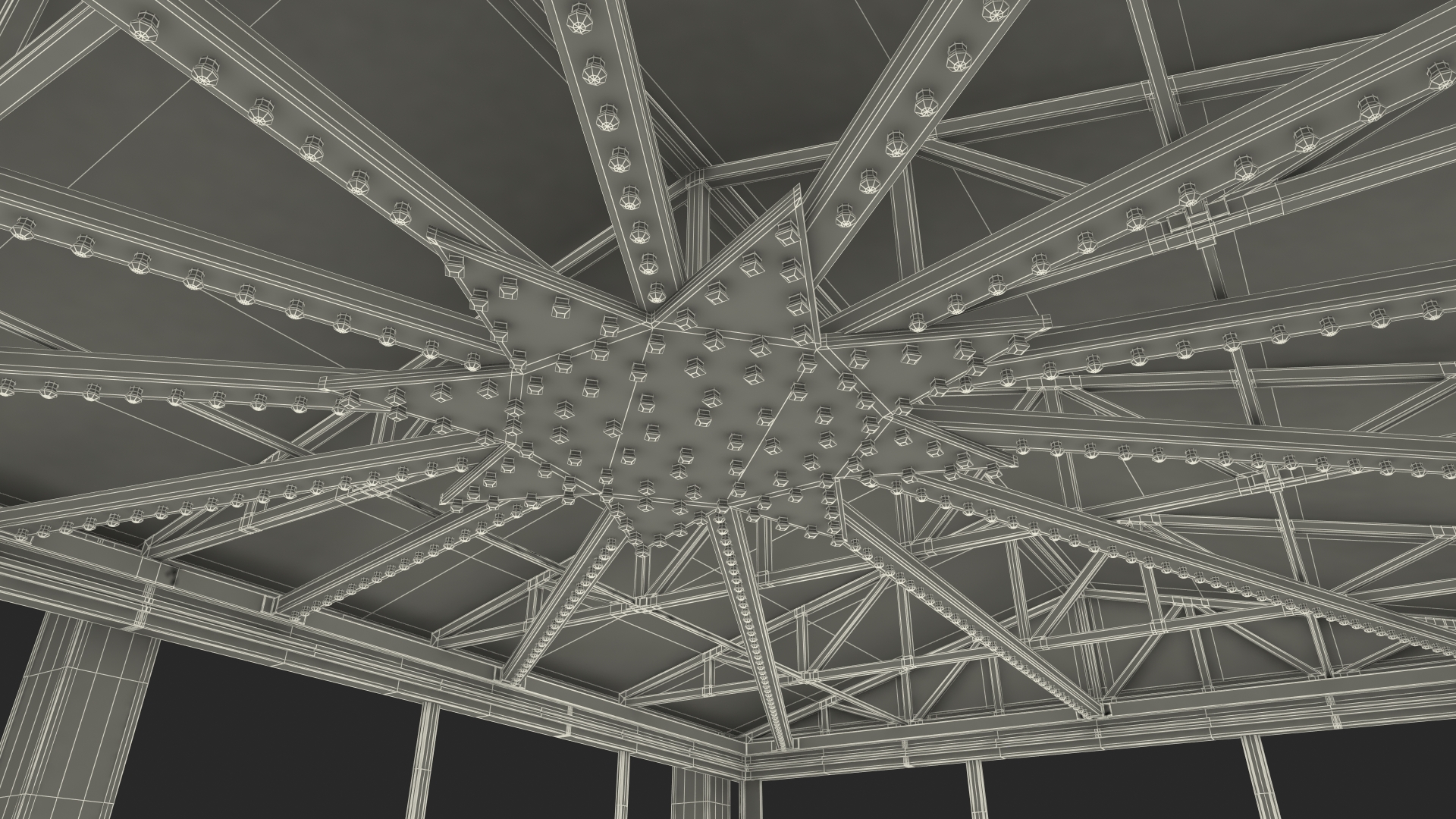 Bumper Cars Bertazzon Pavilion Platform 3D model