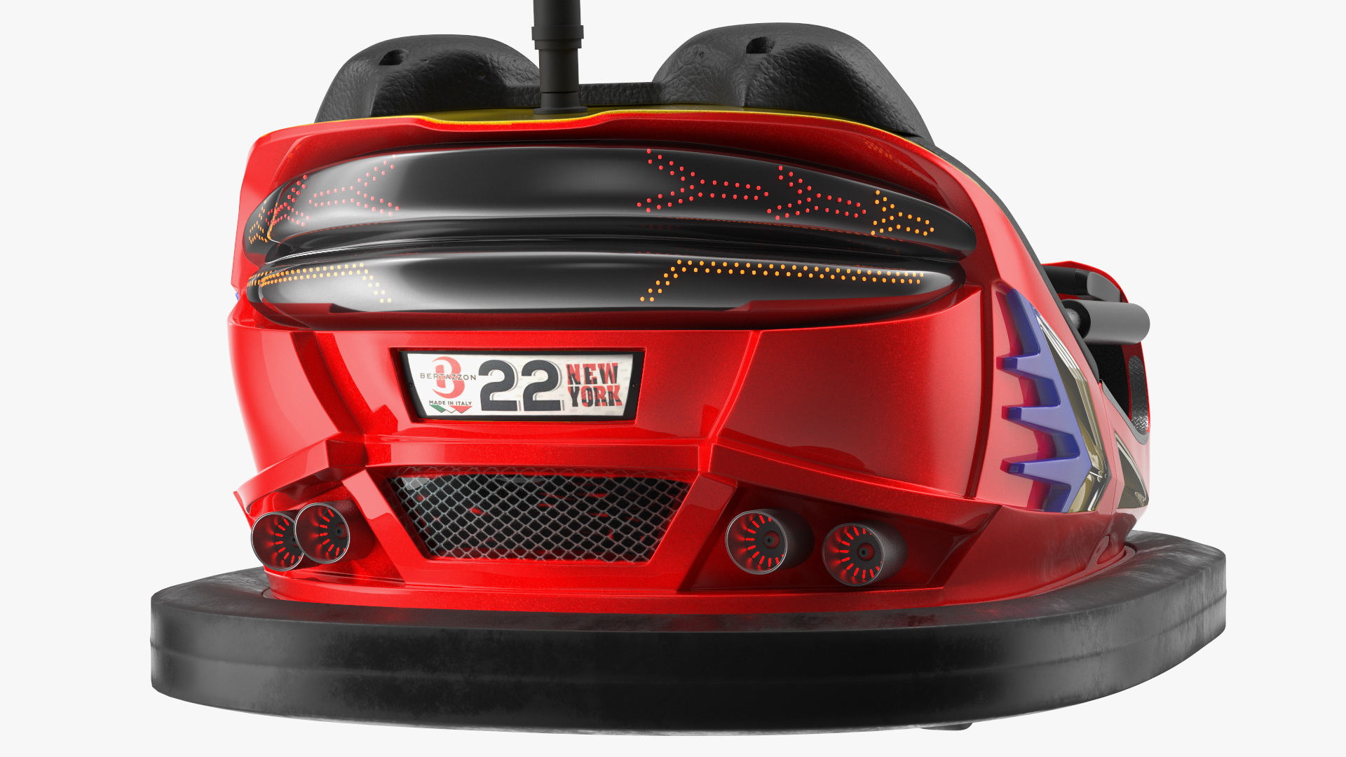 Bumper Cars Bertazzon Pavilion Platform 3D model