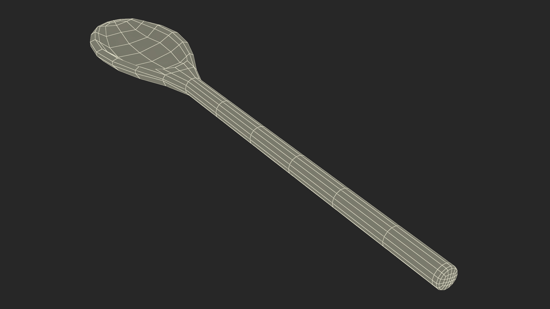 Wooden Spoon 3D