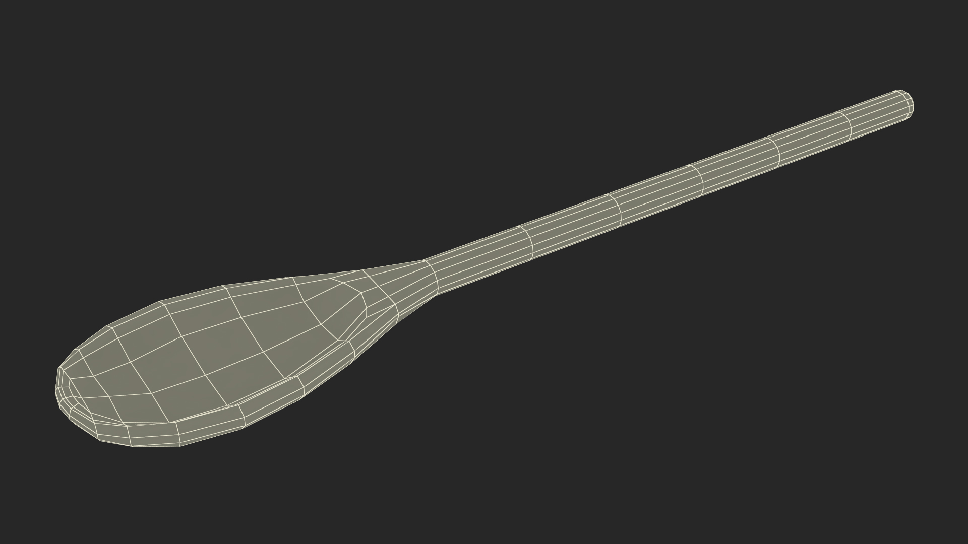 Wooden Spoon 3D