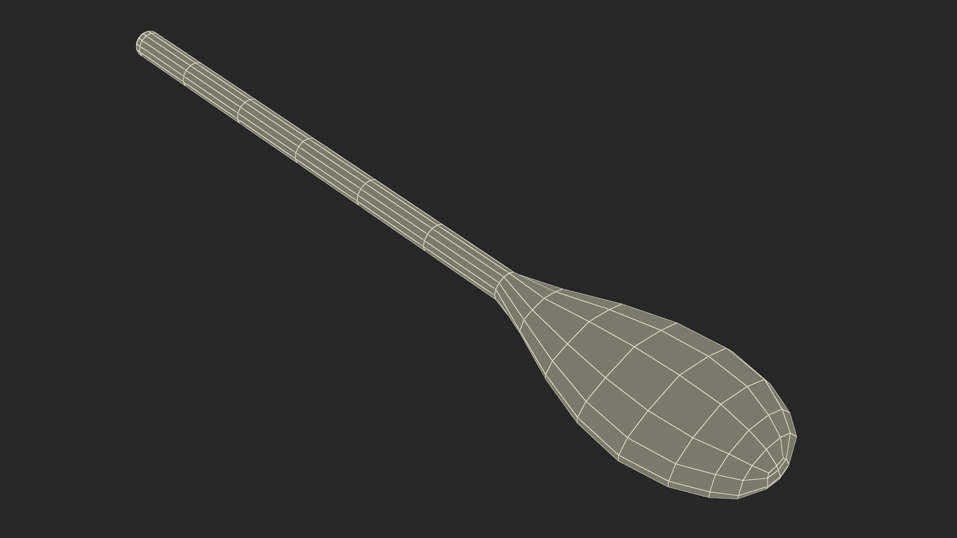 Wooden Spoon 3D