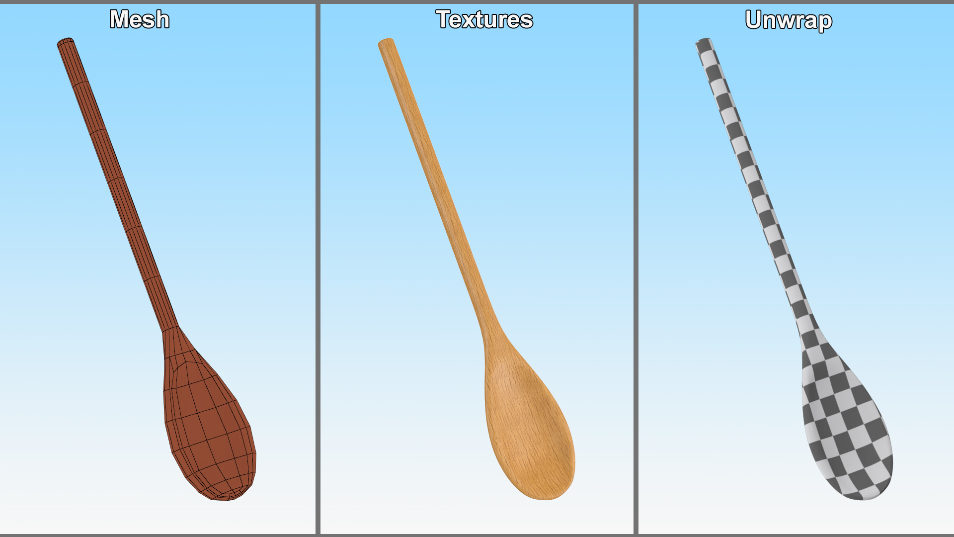 Wooden Spoon 3D