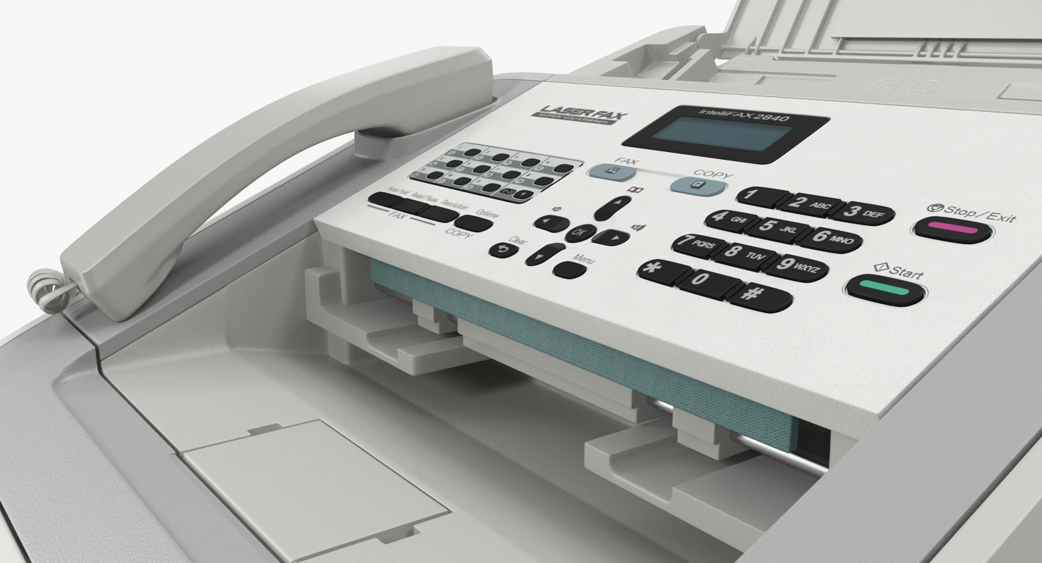 3D model Laser Fax Machine Generic