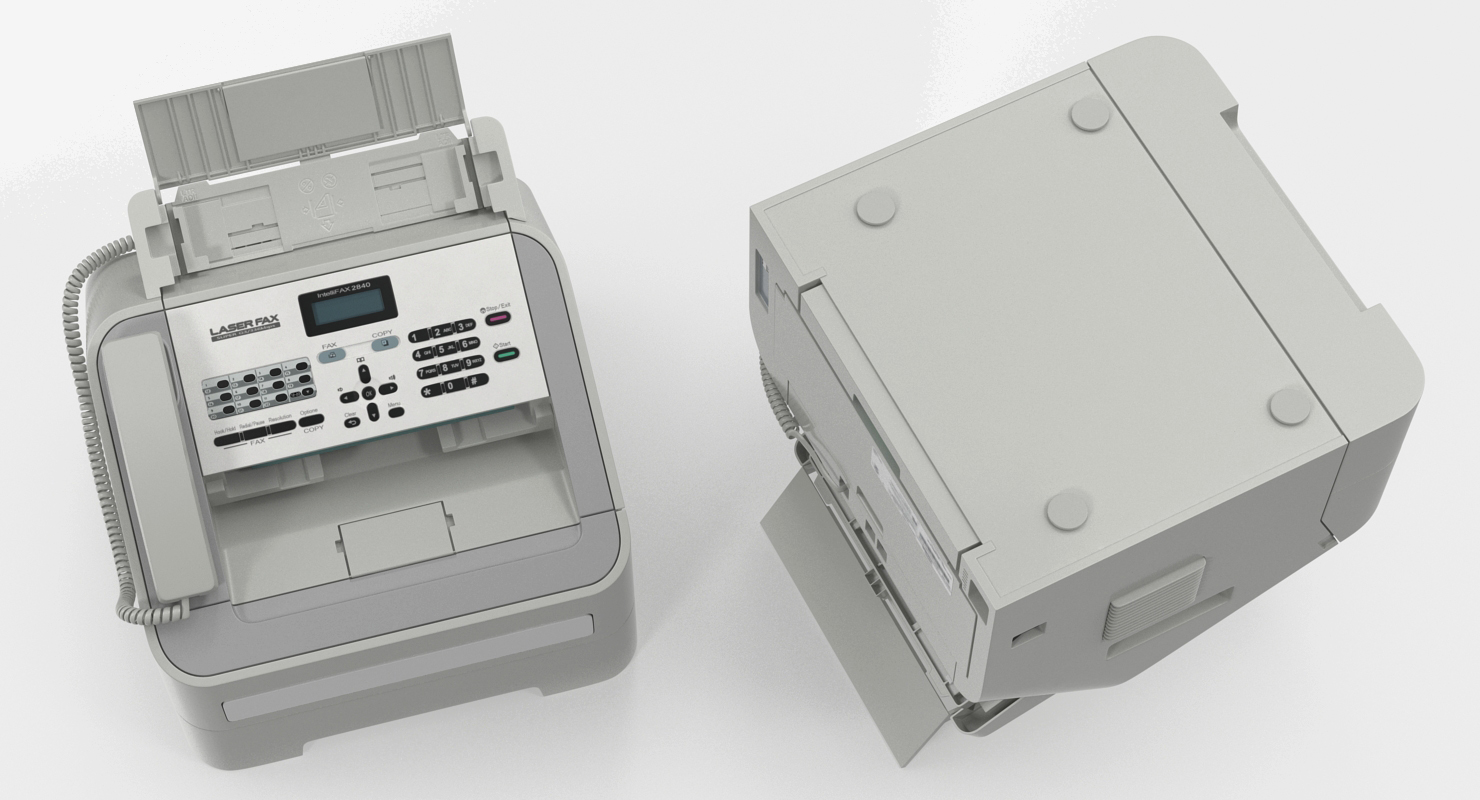 3D model Laser Fax Machine Generic
