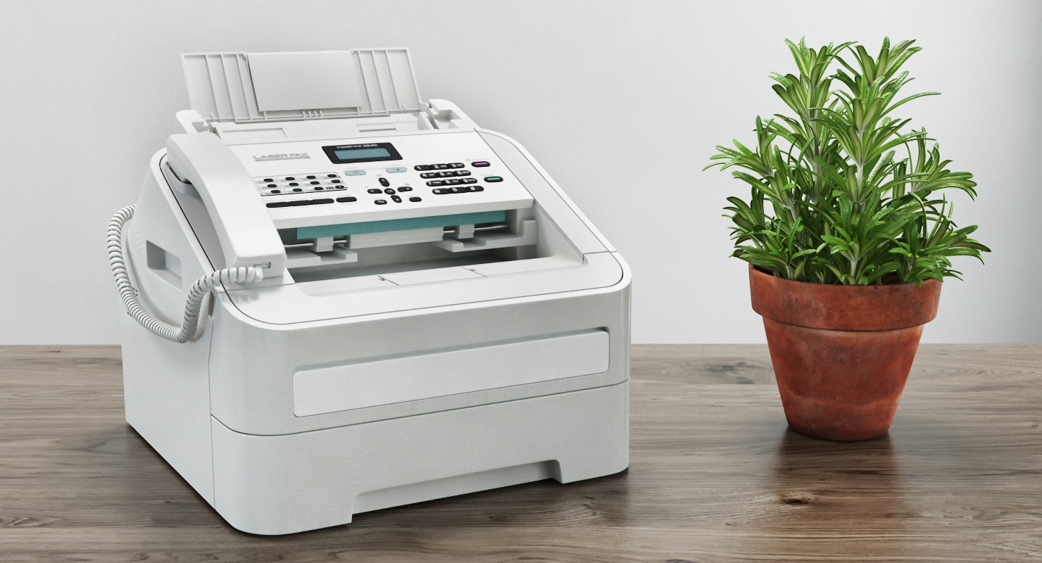 3D model Laser Fax Machine Generic