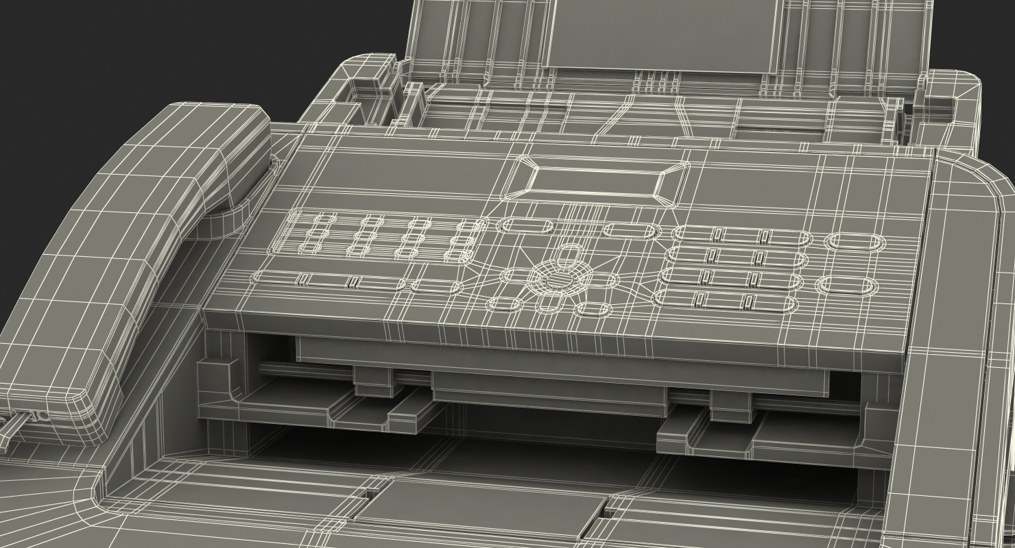 3D model Laser Fax Machine Generic