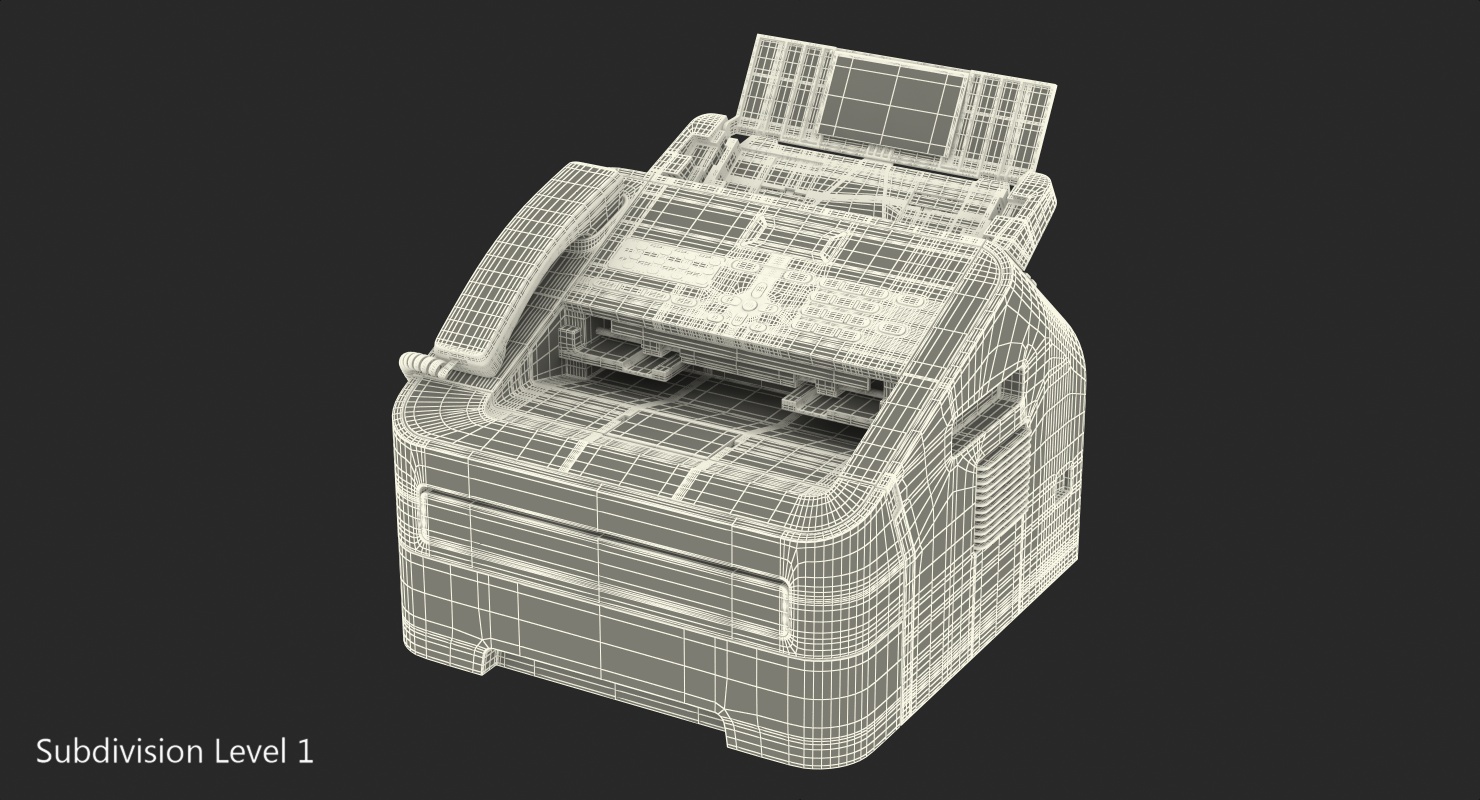 3D model Laser Fax Machine Generic