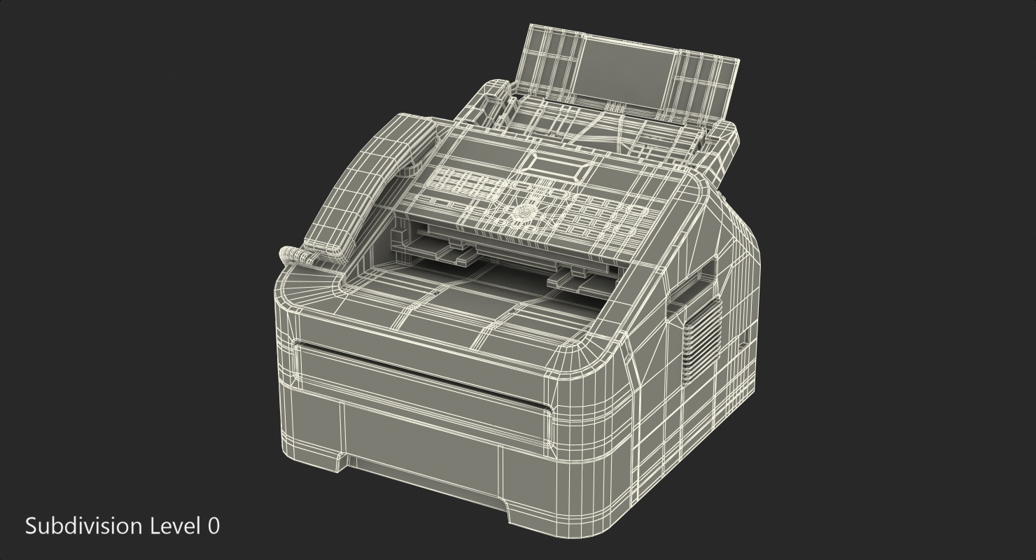 3D model Laser Fax Machine Generic