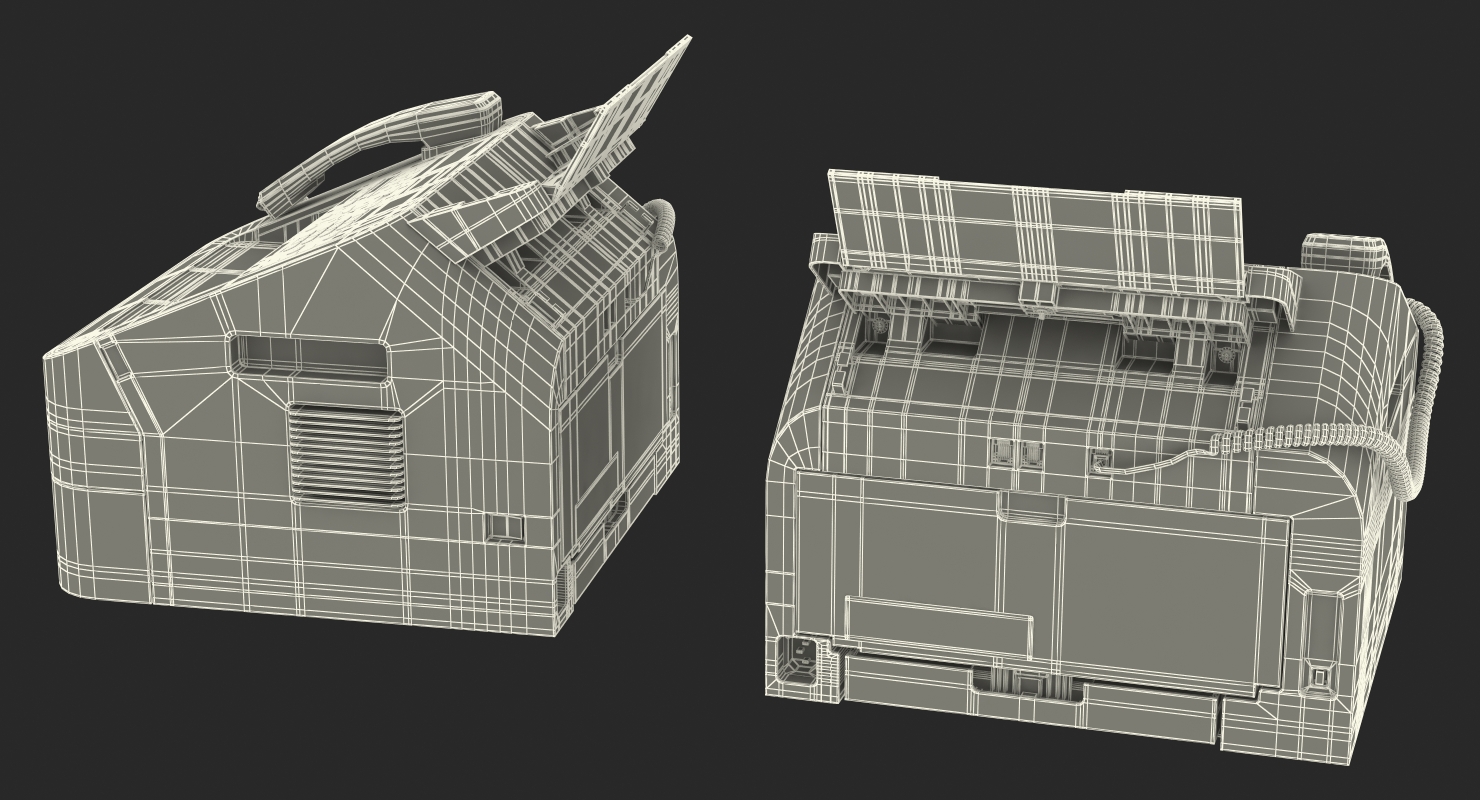 3D model Laser Fax Machine Generic