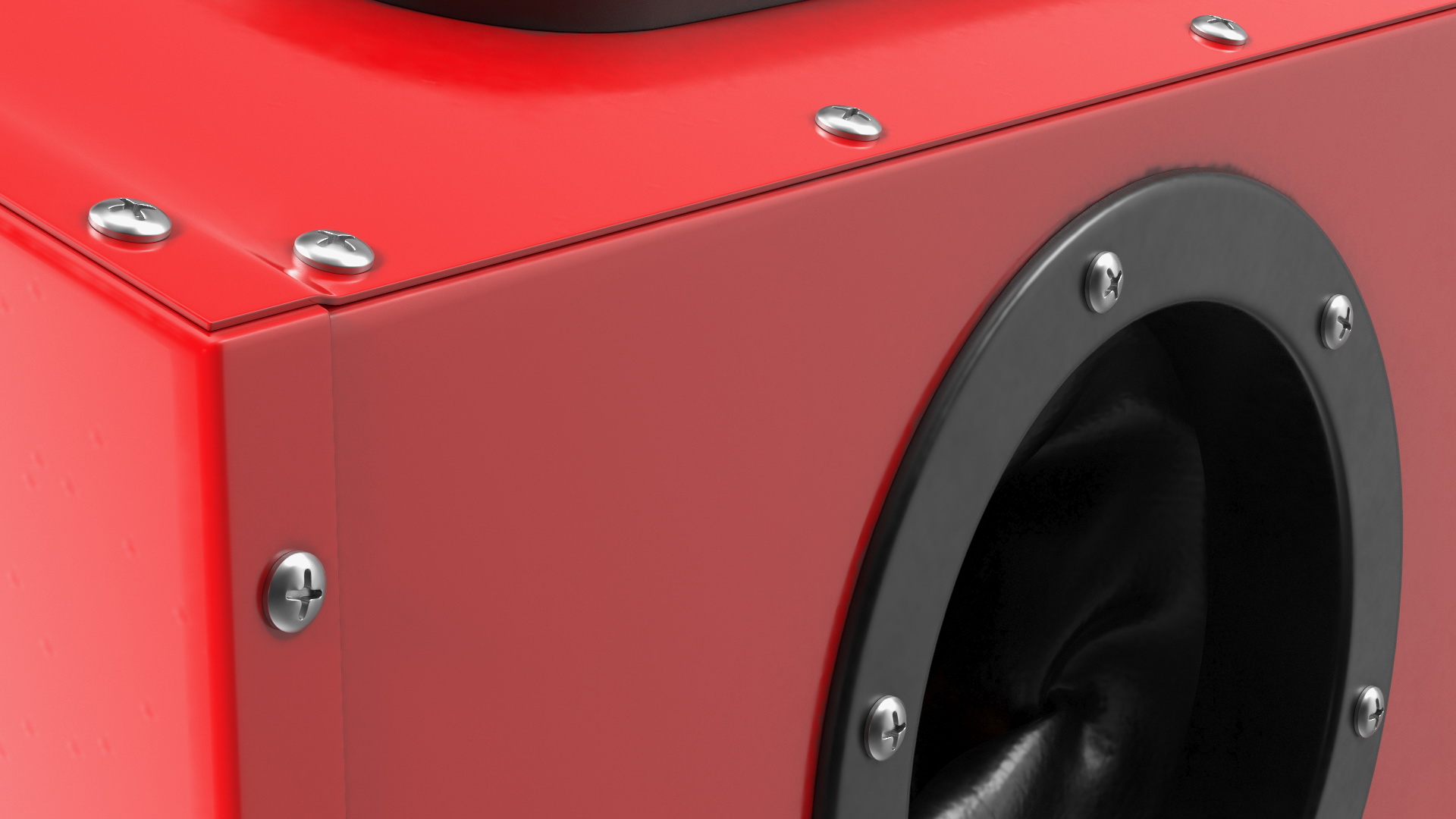 3D Sandblast Cabinet Red
