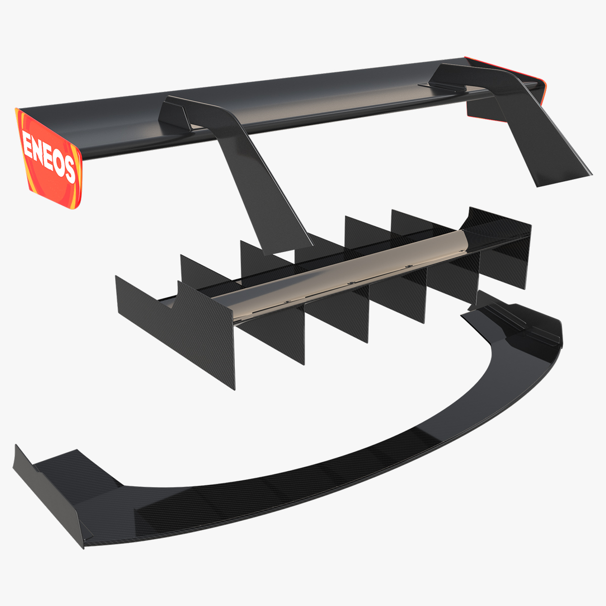 Voltex Aero Spoiler with Diffuser Elements Set - view 9