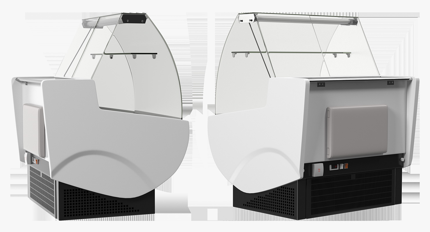 Frilixa Vista Curved Range Refrigerator 3D model