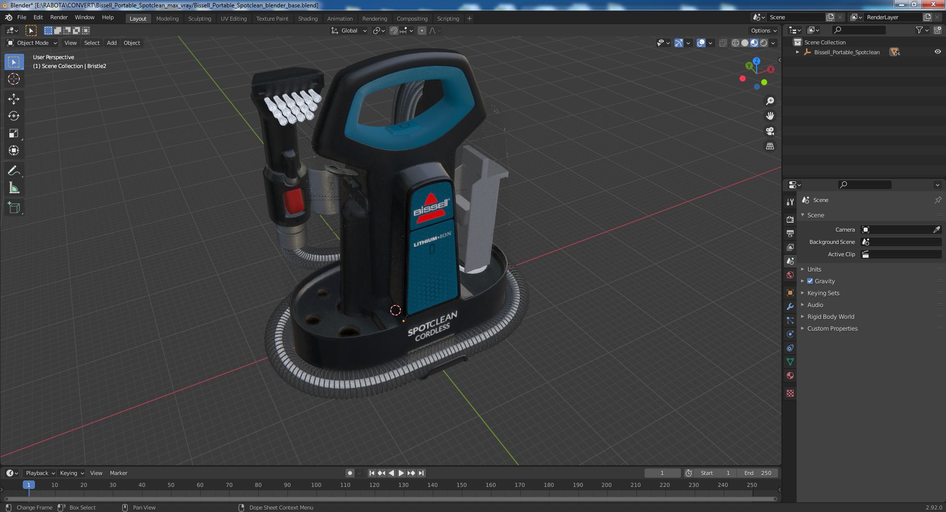 3D Bissell Portable Spotclean