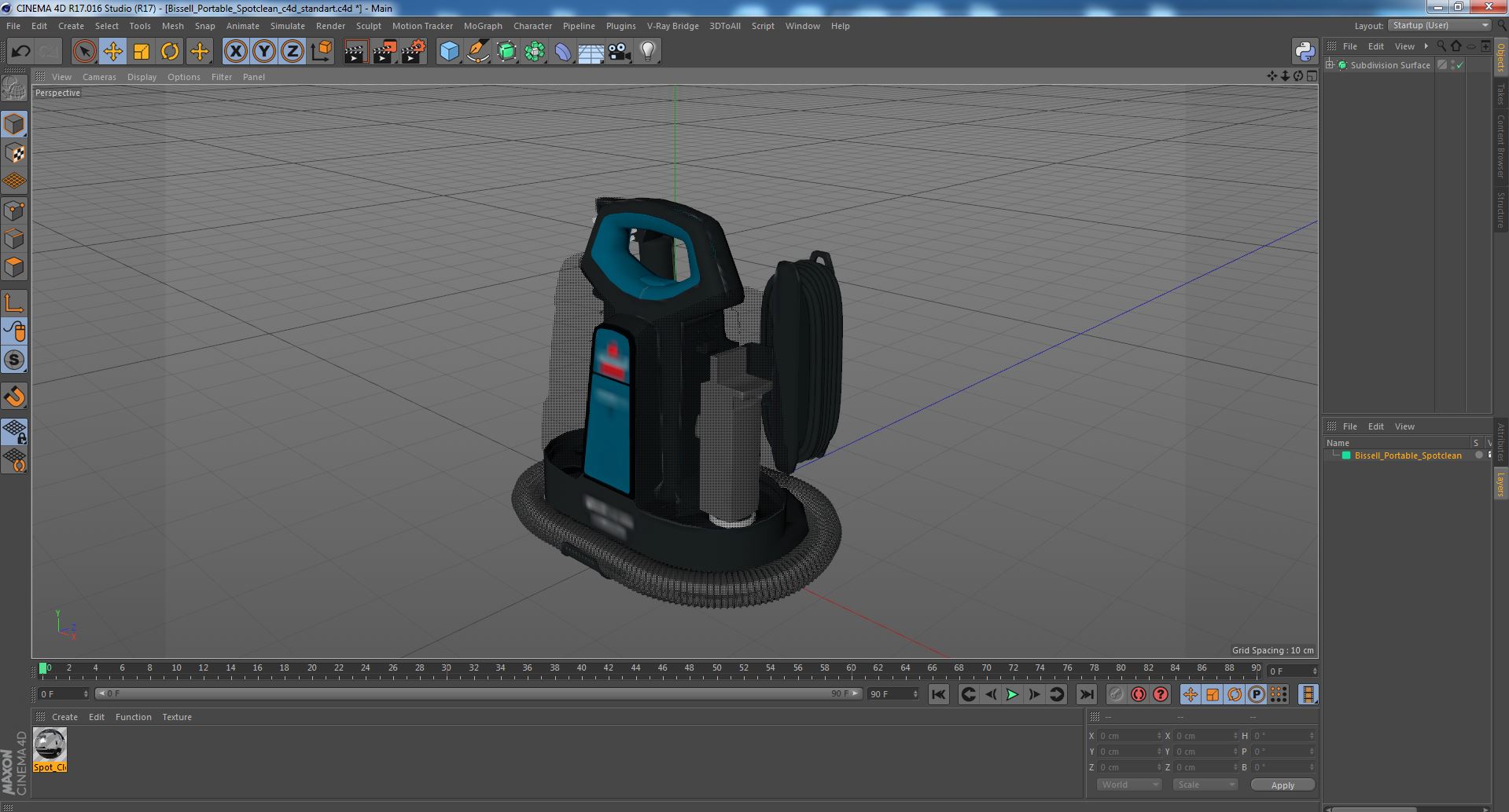 3D Bissell Portable Spotclean