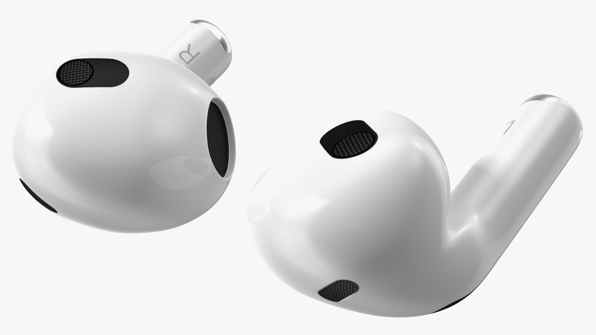 3D Apple AirPods 3 Earbuds model