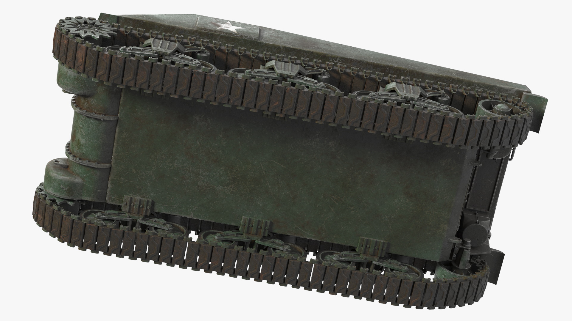 M4 Sherman Combat Tank on Battlefield 3D